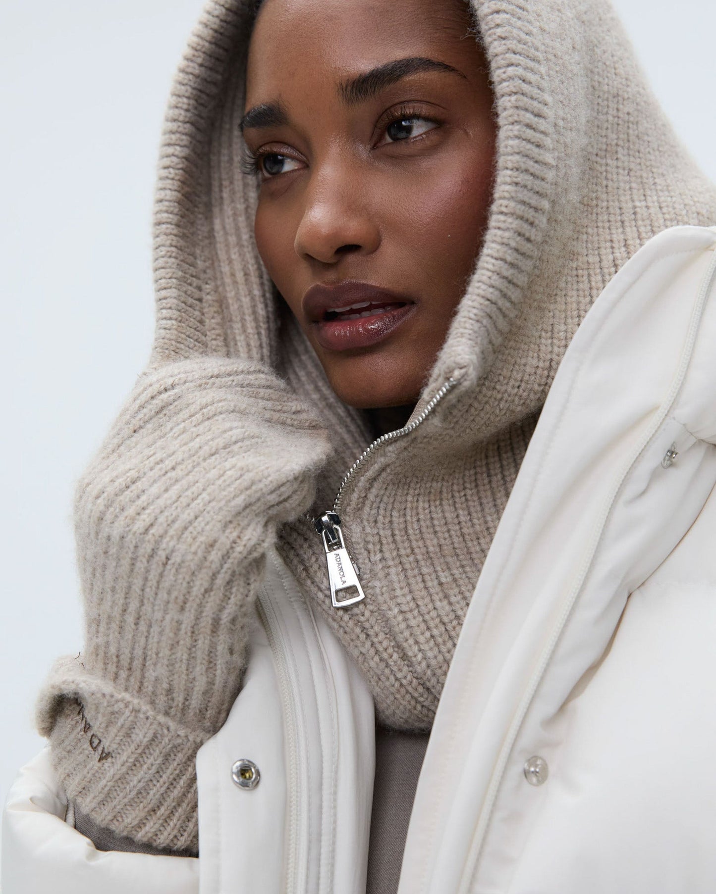 Knit Balaclava - Sand