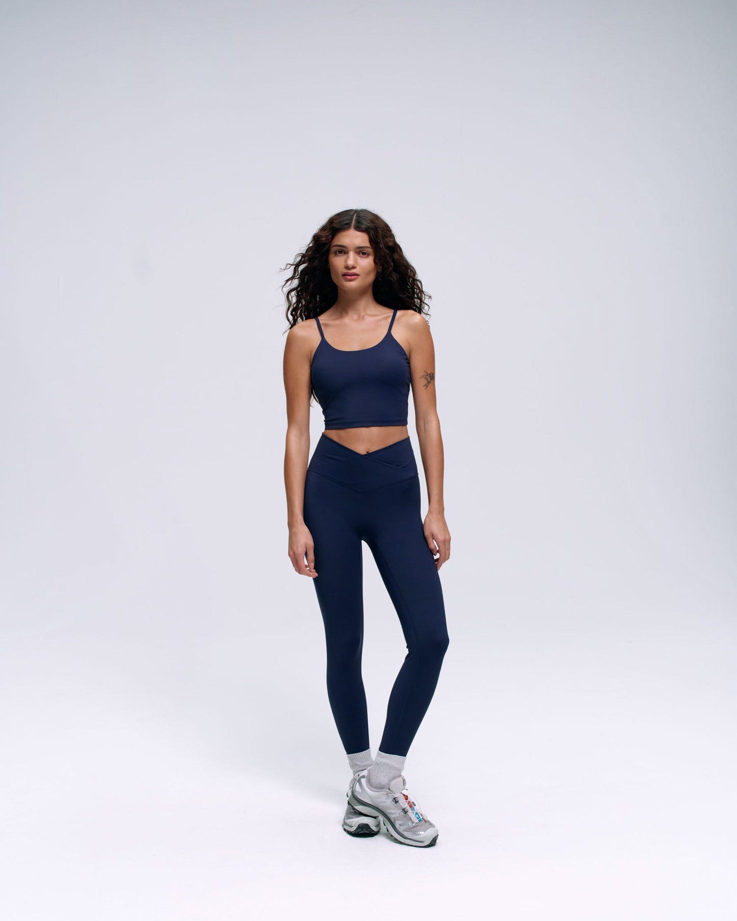 Ultimate Wrap Over Leggings - Navy Blue