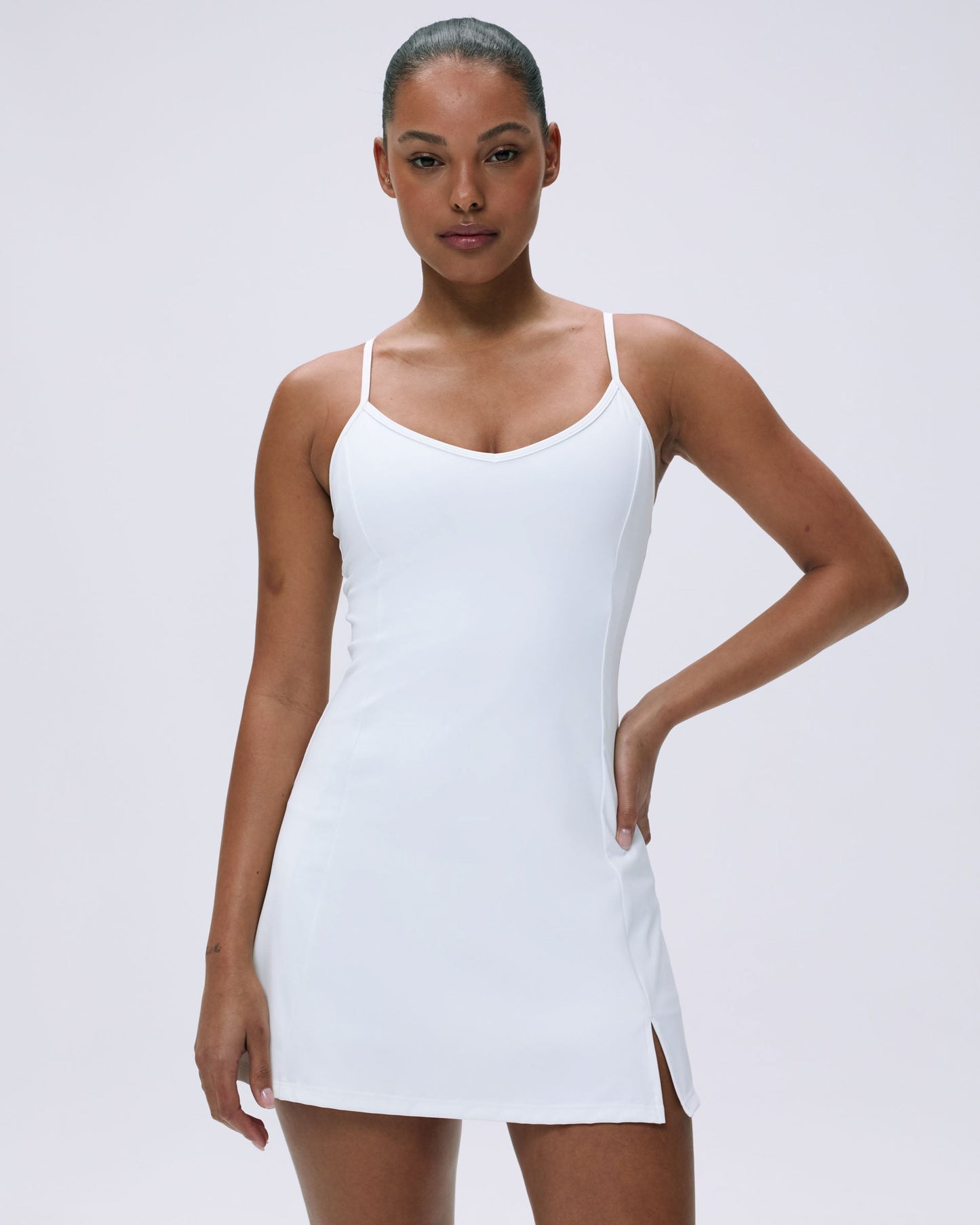 Ultimate Strappy Tennis Dress - White
