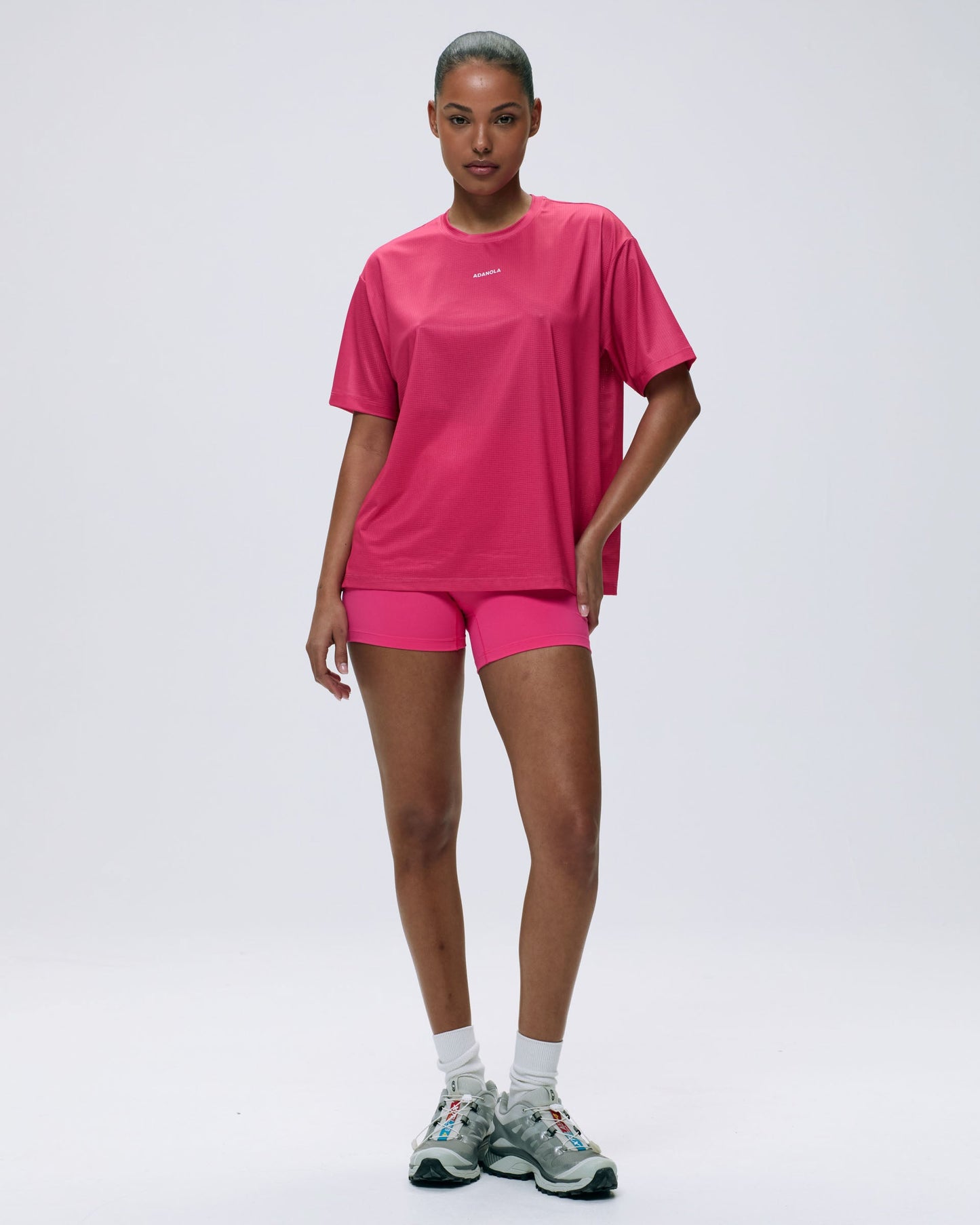 Mesh Active T-Shirt - Hot Pink