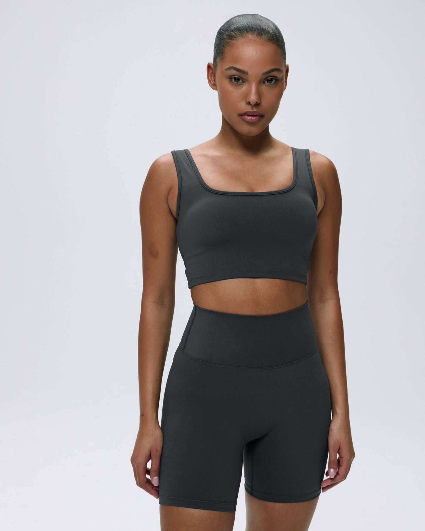 Ultimate Crop Shorts - Graphite Grey