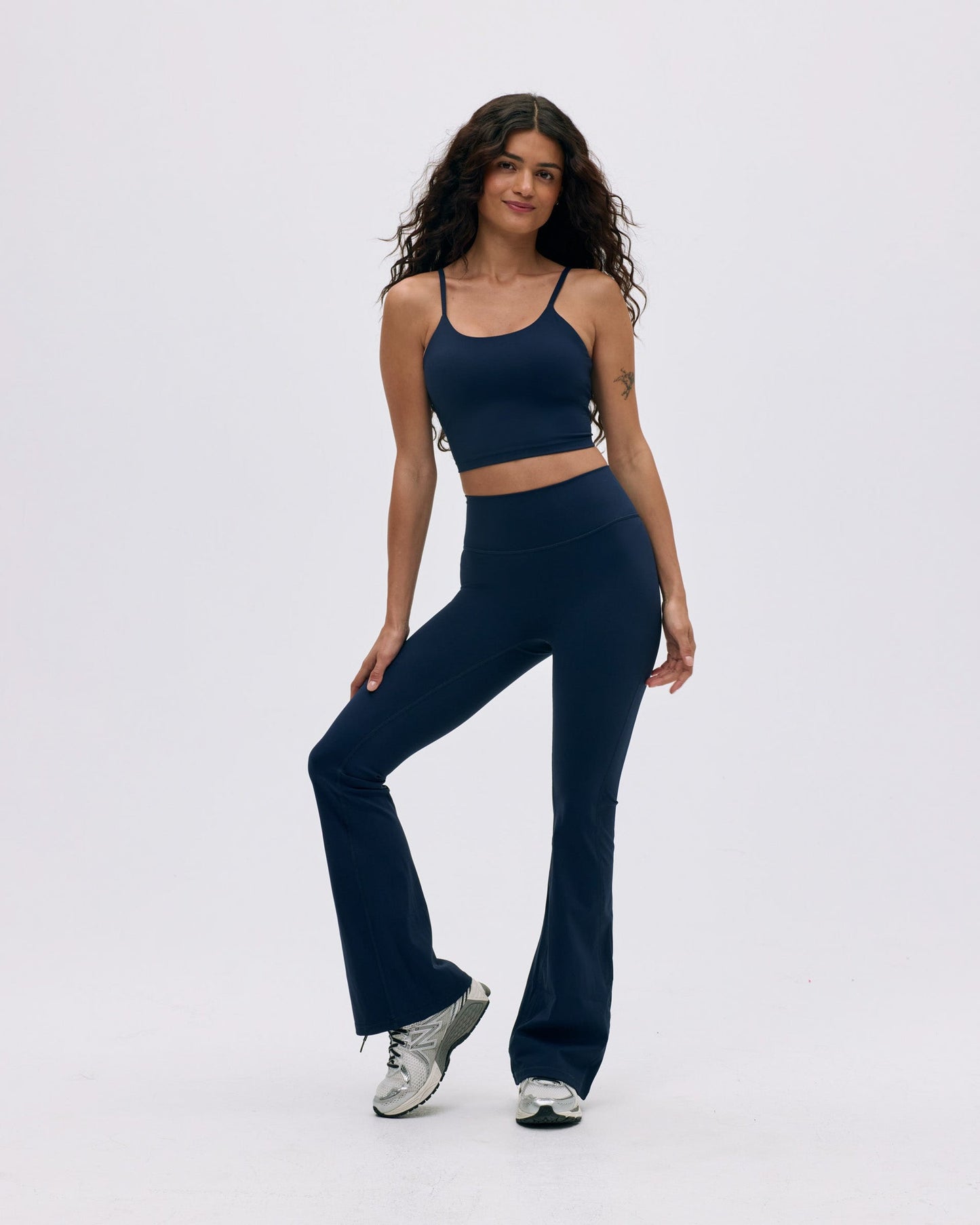 Flared Yoga Pant - Navy Blue