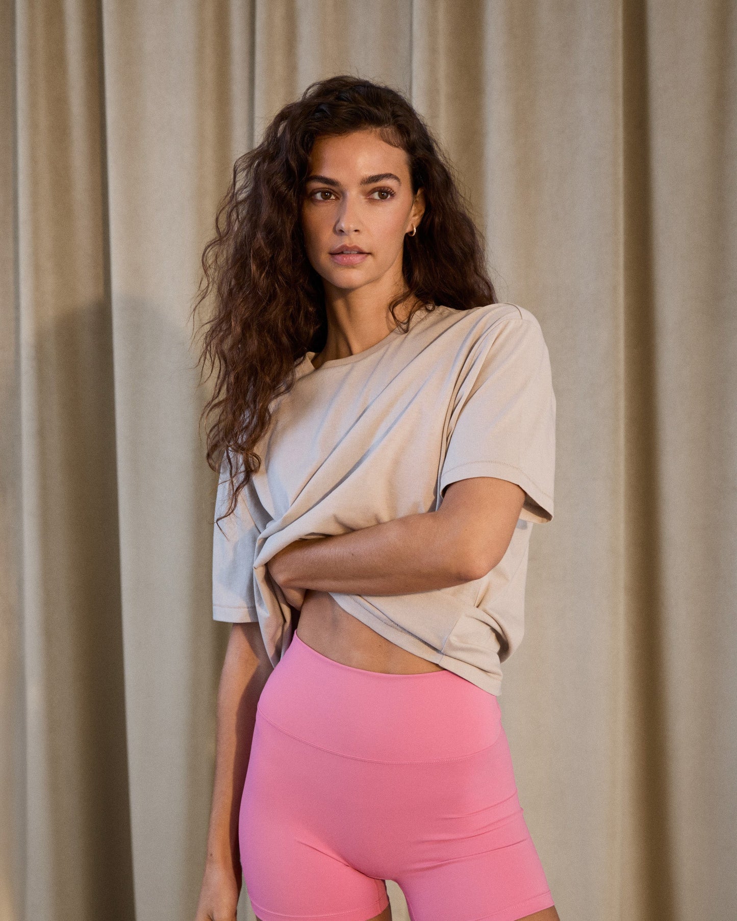 Essential Short Sleeve T-shirt - Beige