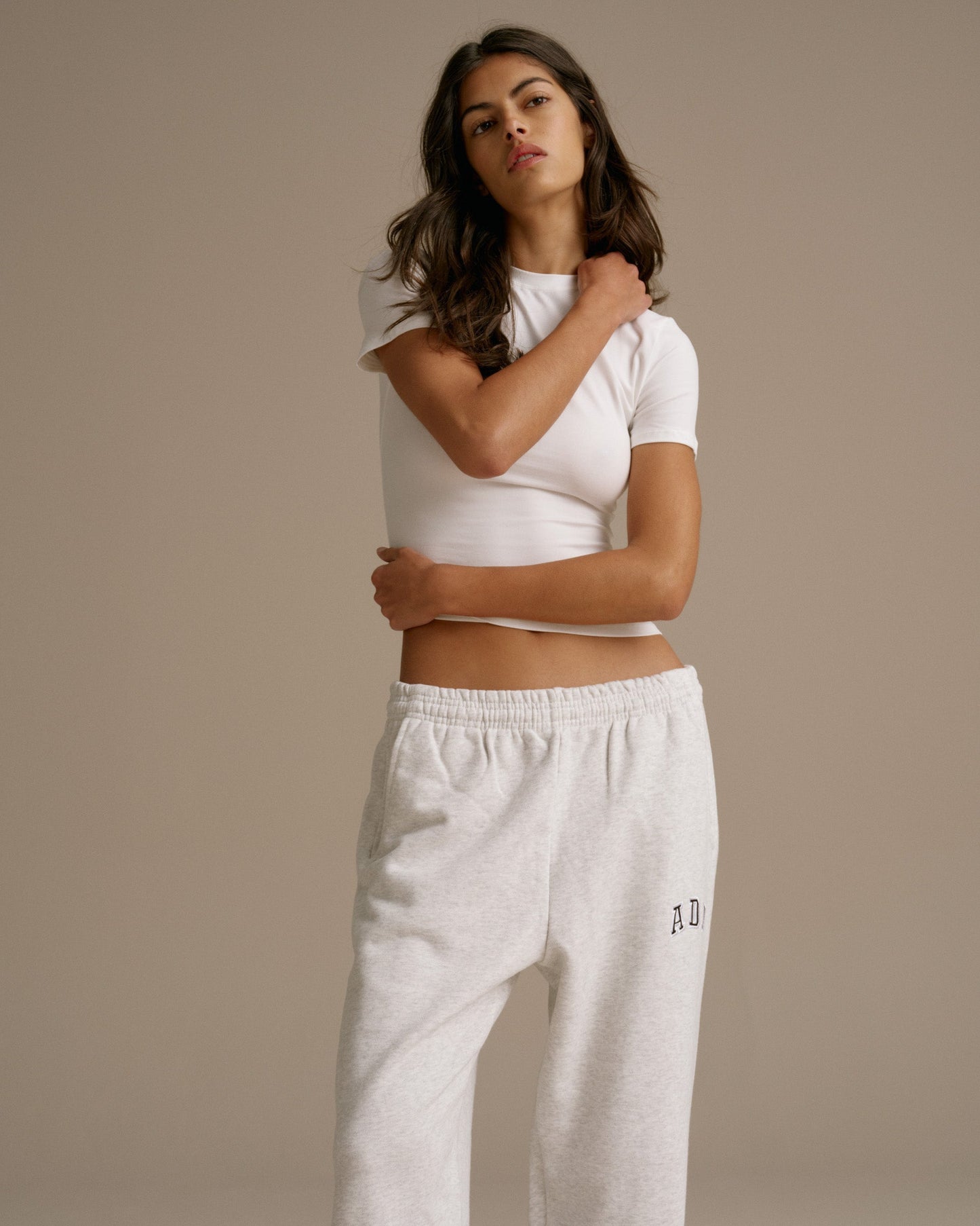 ADA Sweatpants - Light Grey Melange