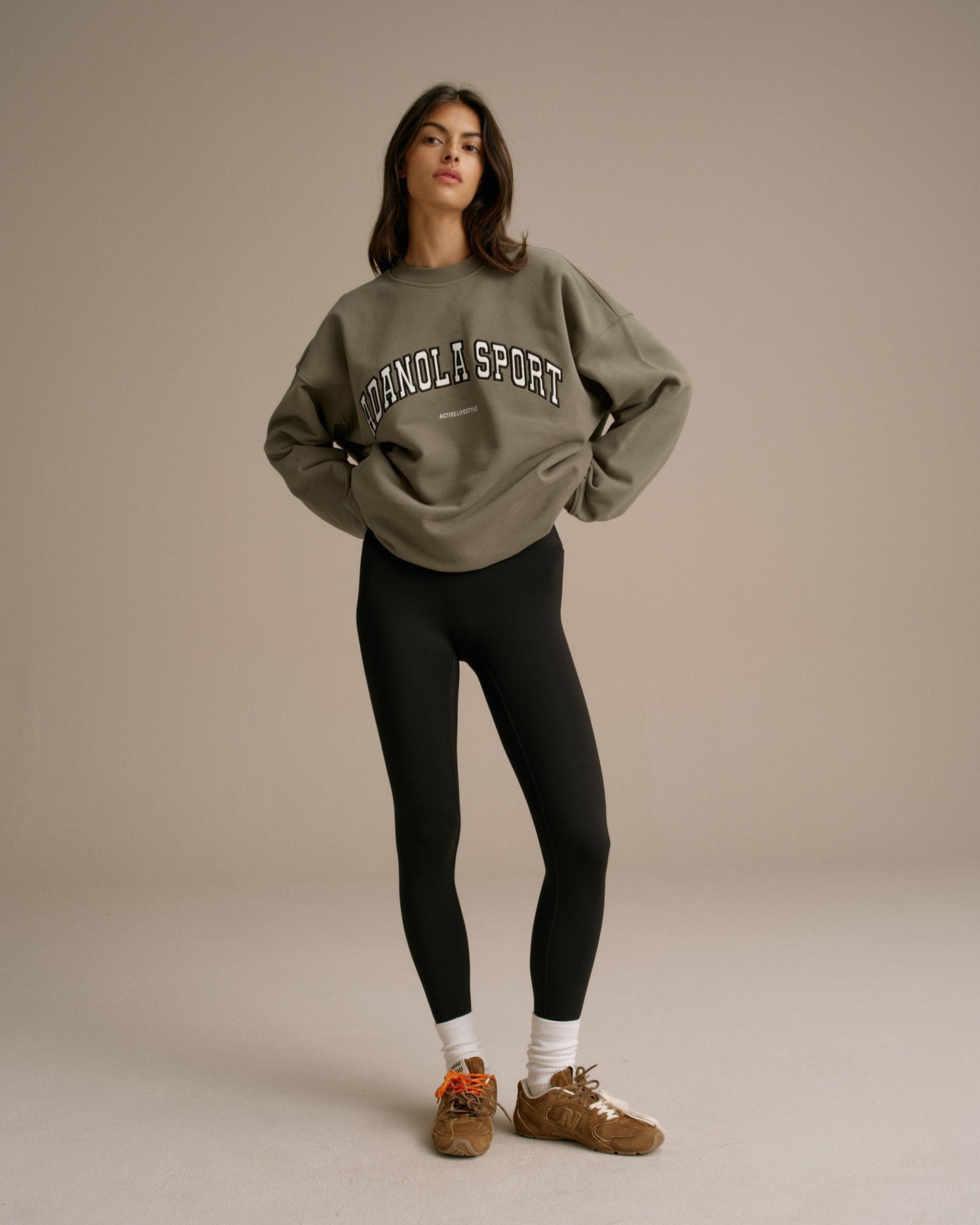 AS Oversized Sweatshirt - Olive Green