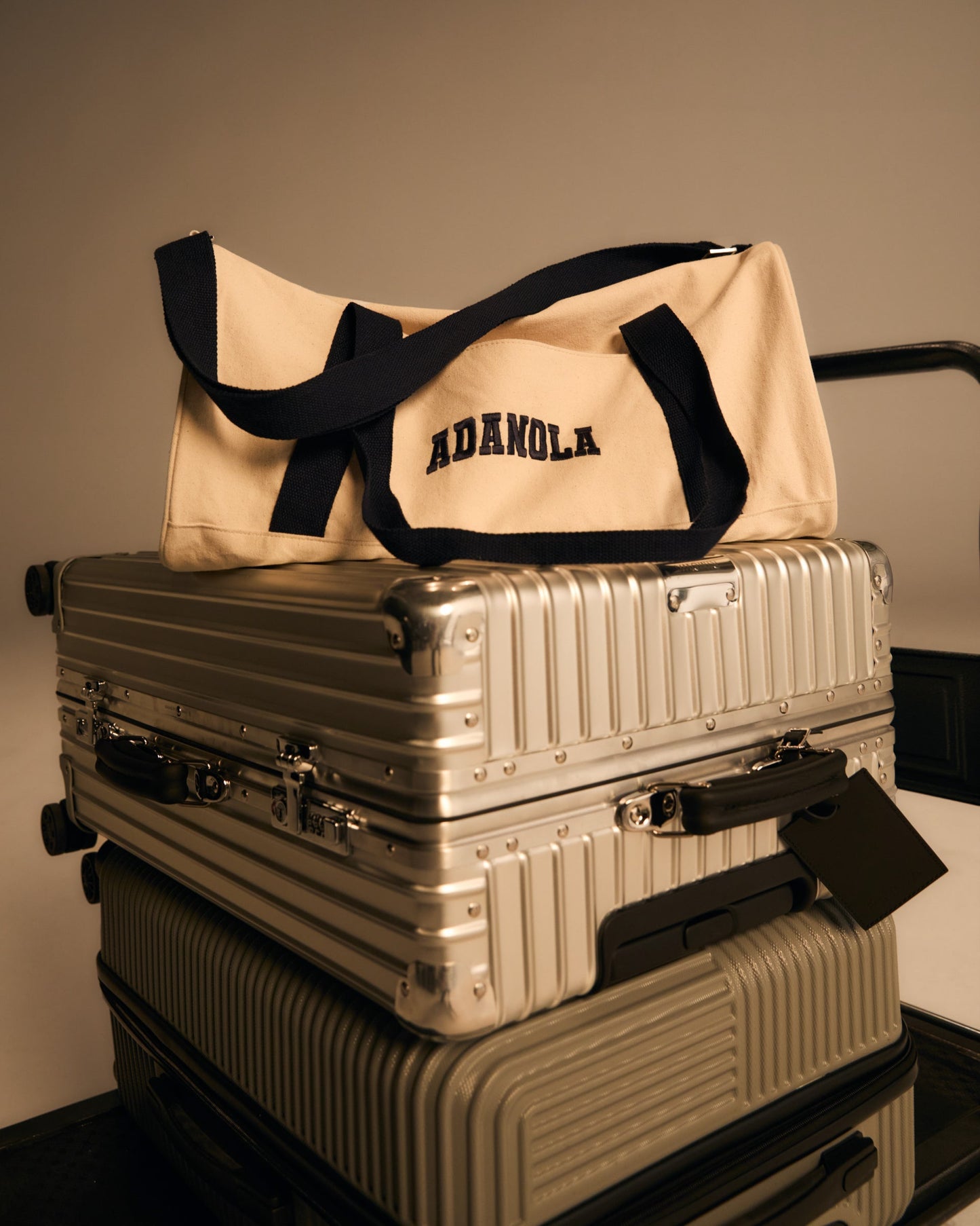 Canvas Duffle Bag - Cream