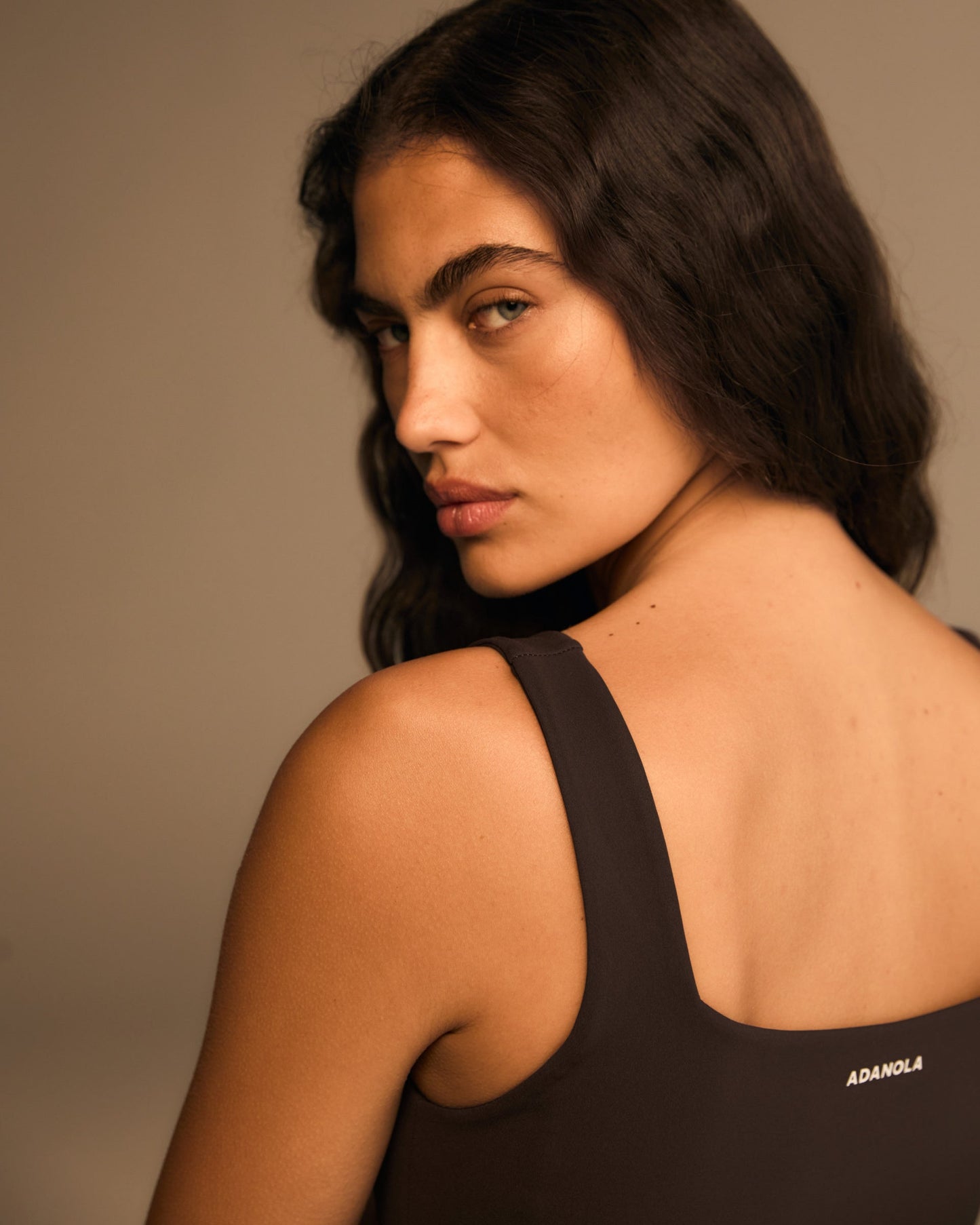 Ultimate Square Neck Dress - Coffee Bean