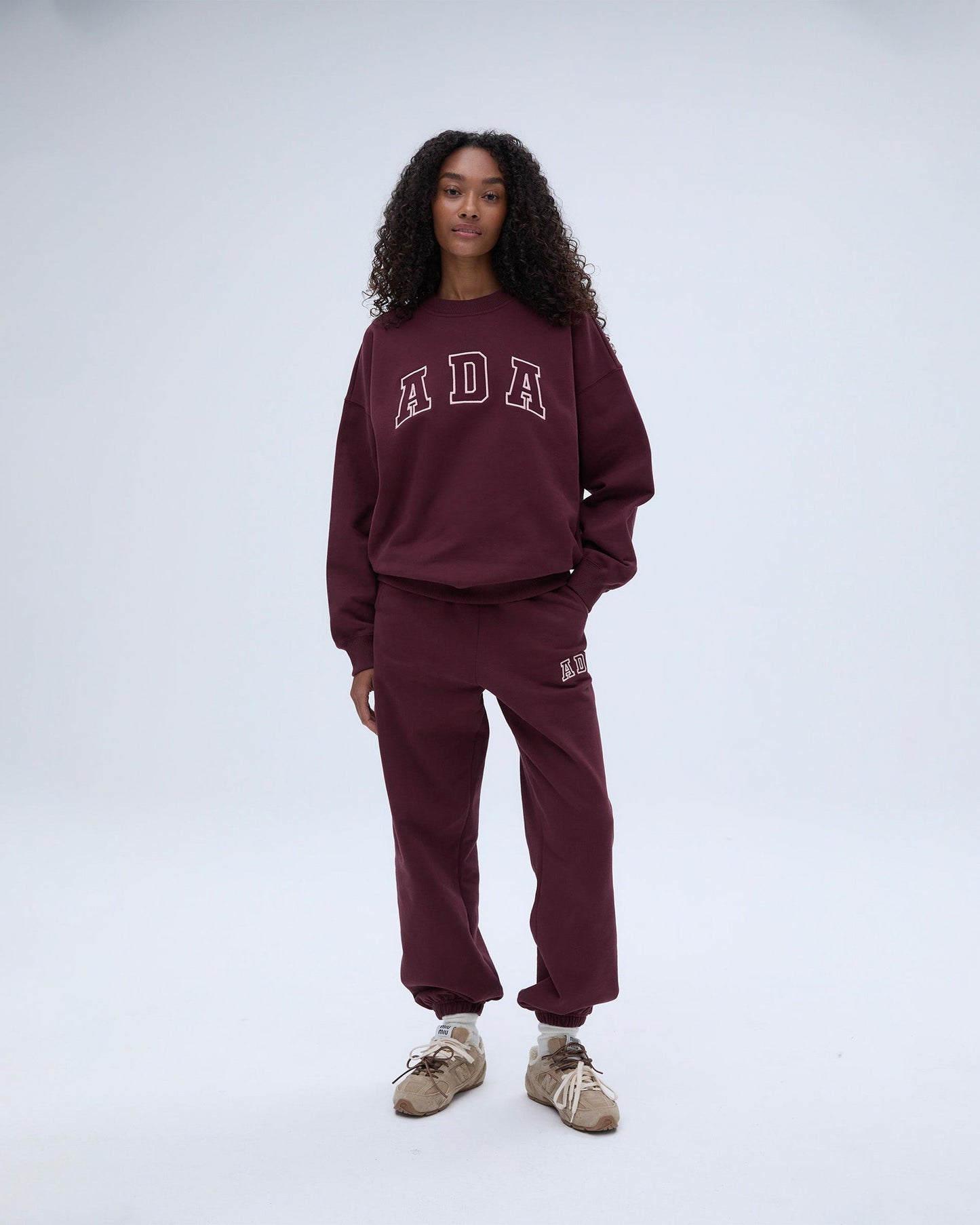 ADA Sweatpants - Burgundy