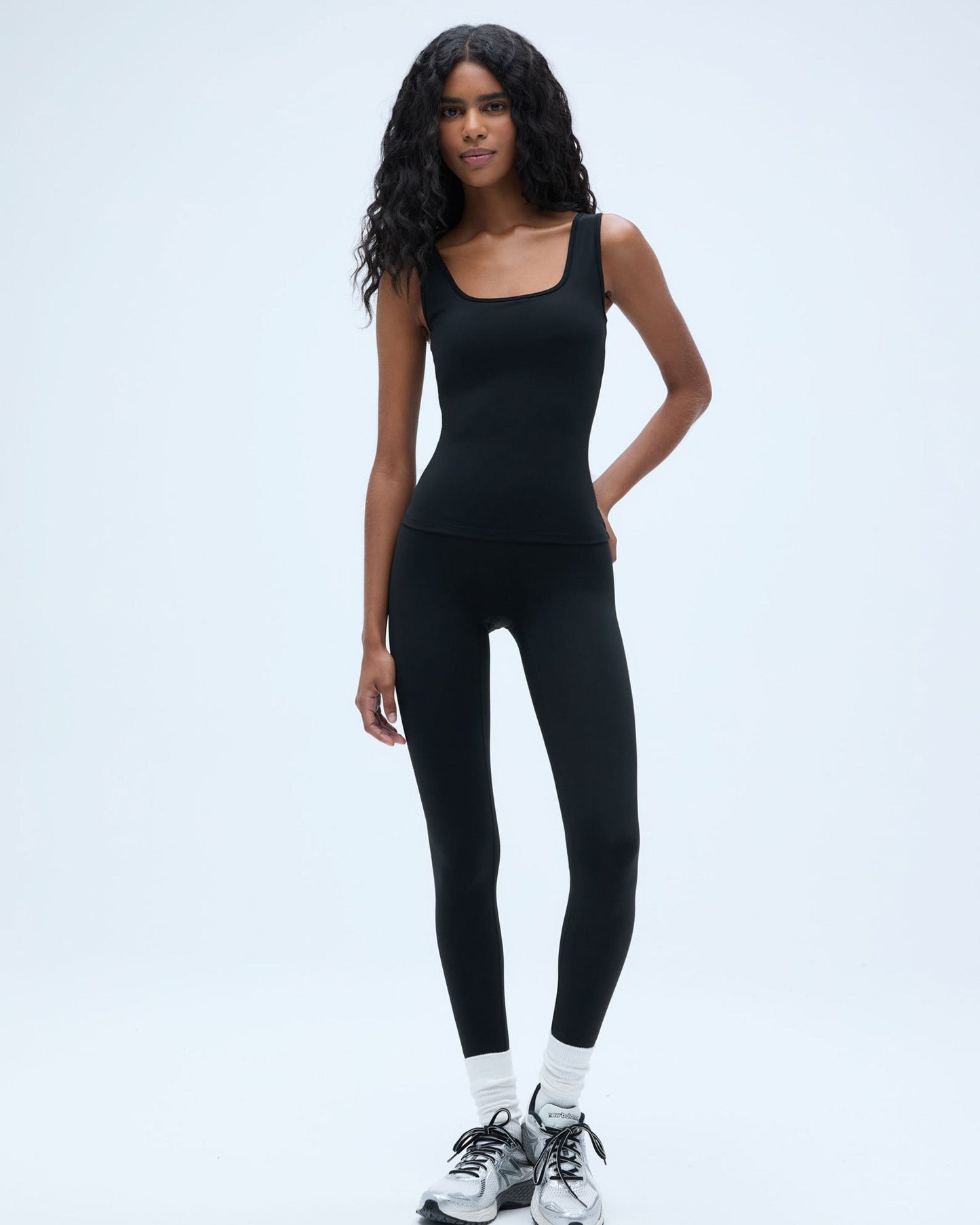 Ultimate Square Neck Top - Black