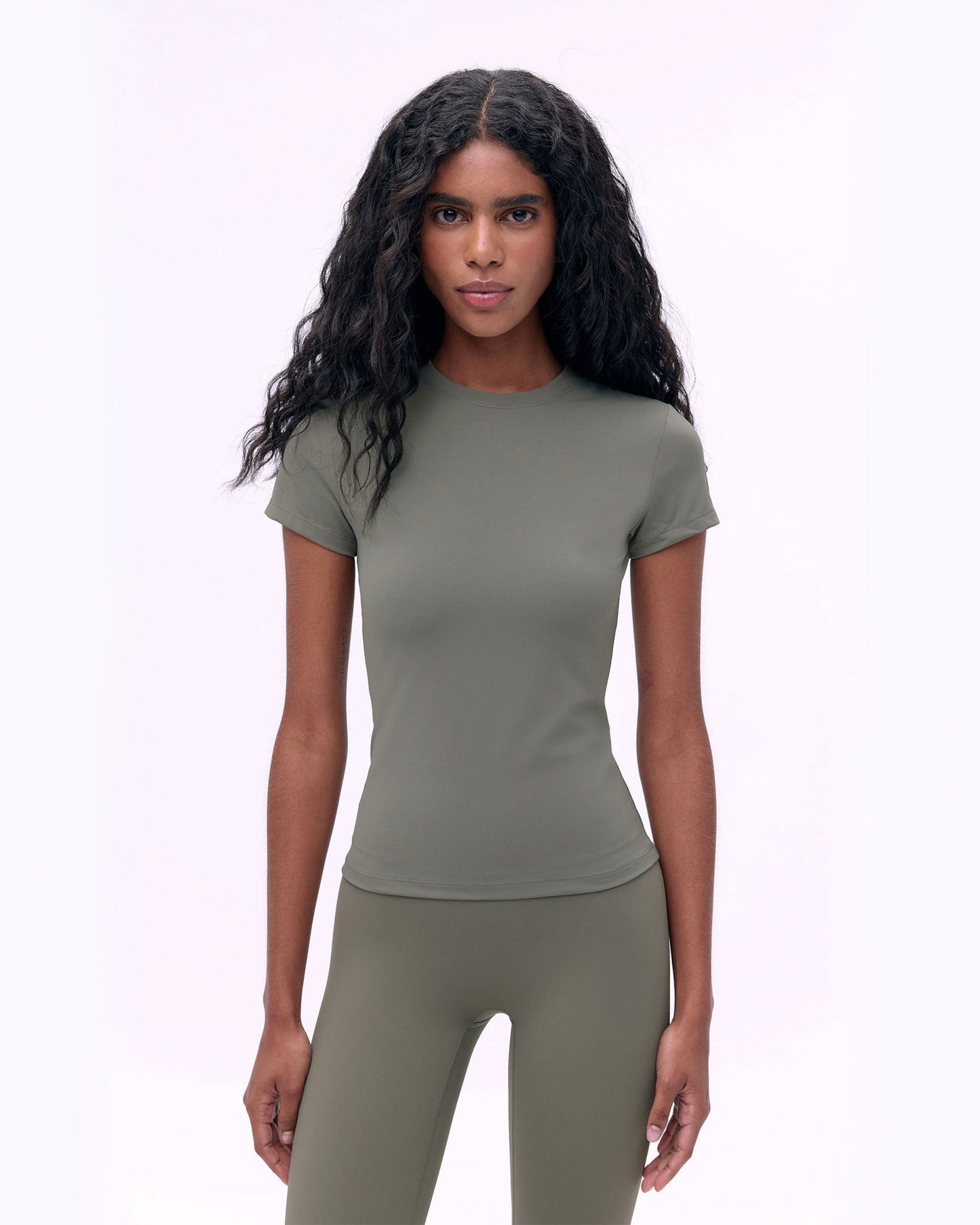 Ultimate Short Sleeve Top - Olive Green