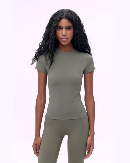 Ultimate Short Sleeve Top - Olive Green