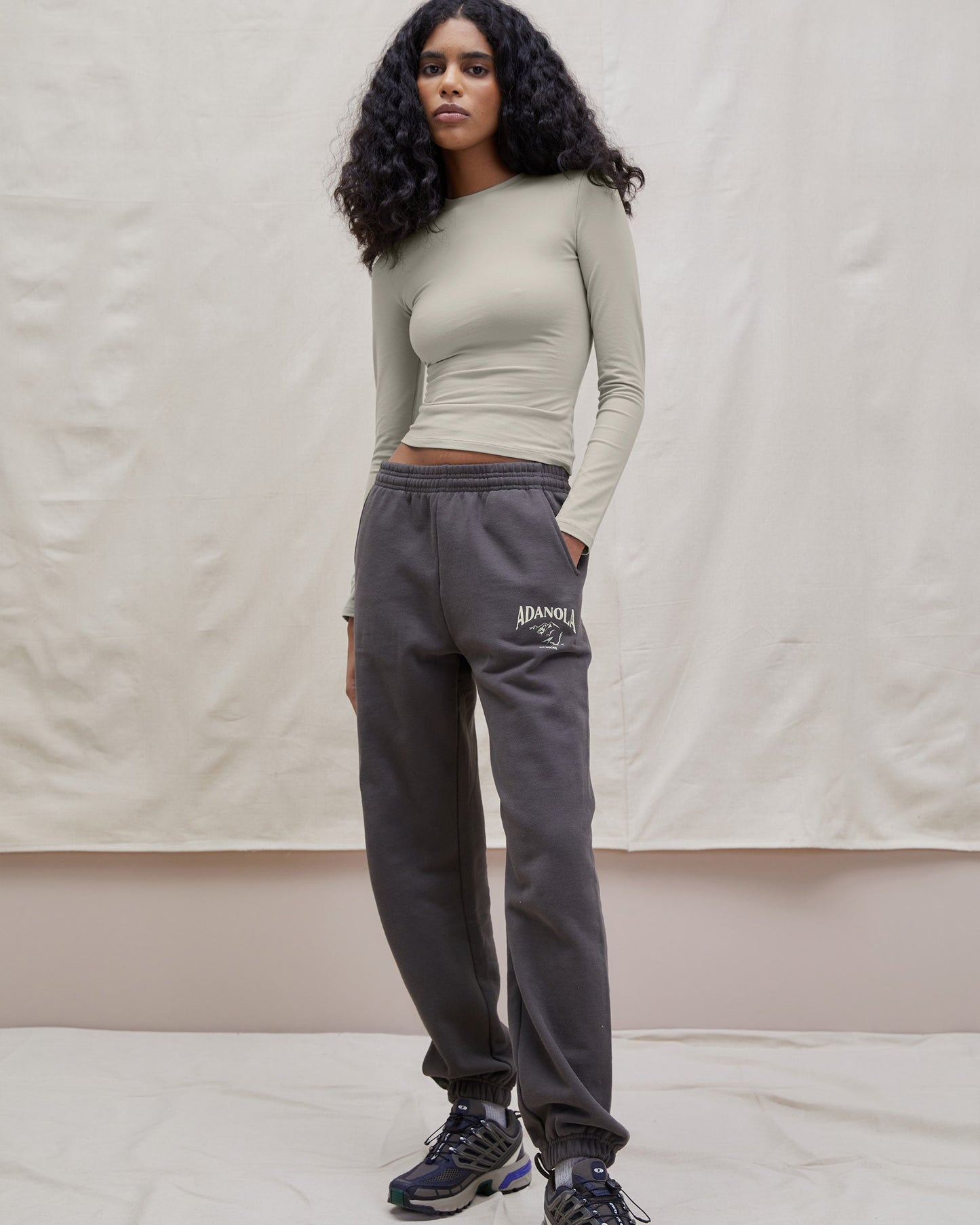 Cotton Long Sleeve Top - Desert Beige