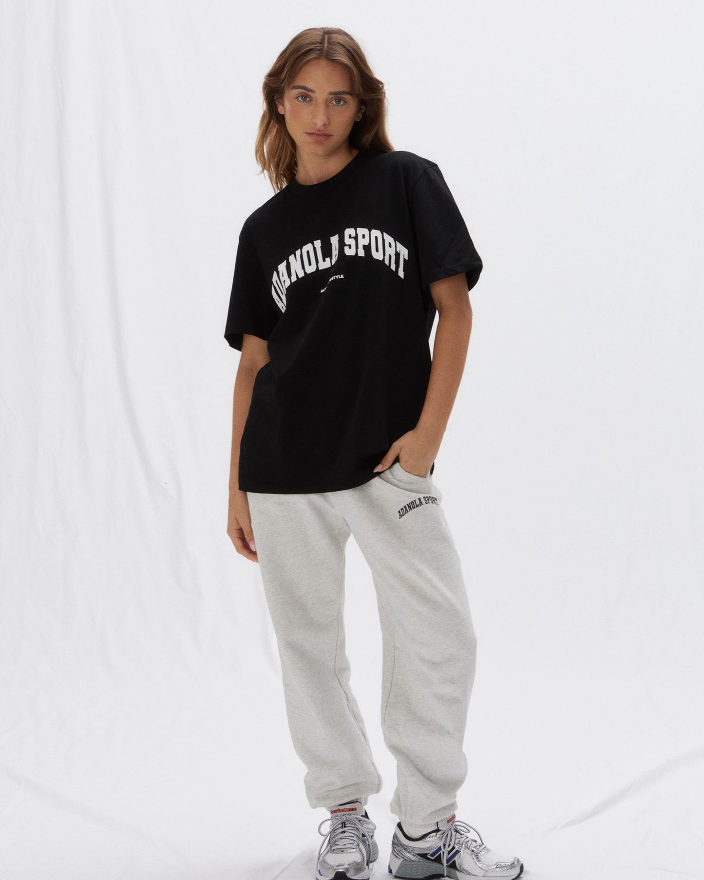 AS Short Sleeve Oversized T-Shirt - Black