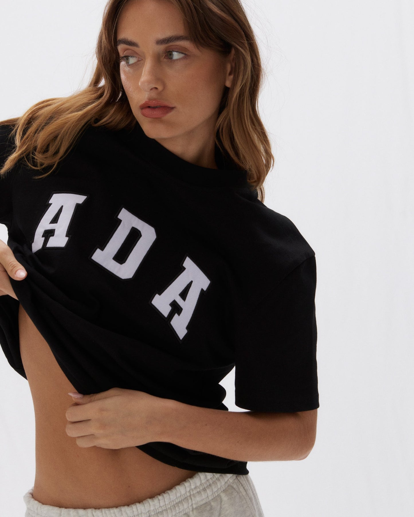 ADA Short Sleeve Oversized T-shirt - Black