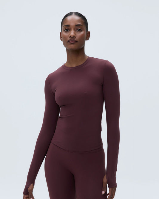 Ultimate Long Sleeve Top - Burgundy