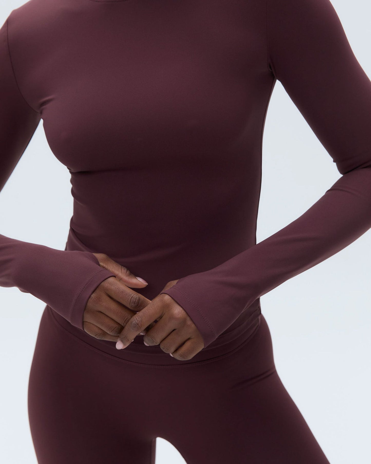 Ultimate Long Sleeve Top - Burgundy