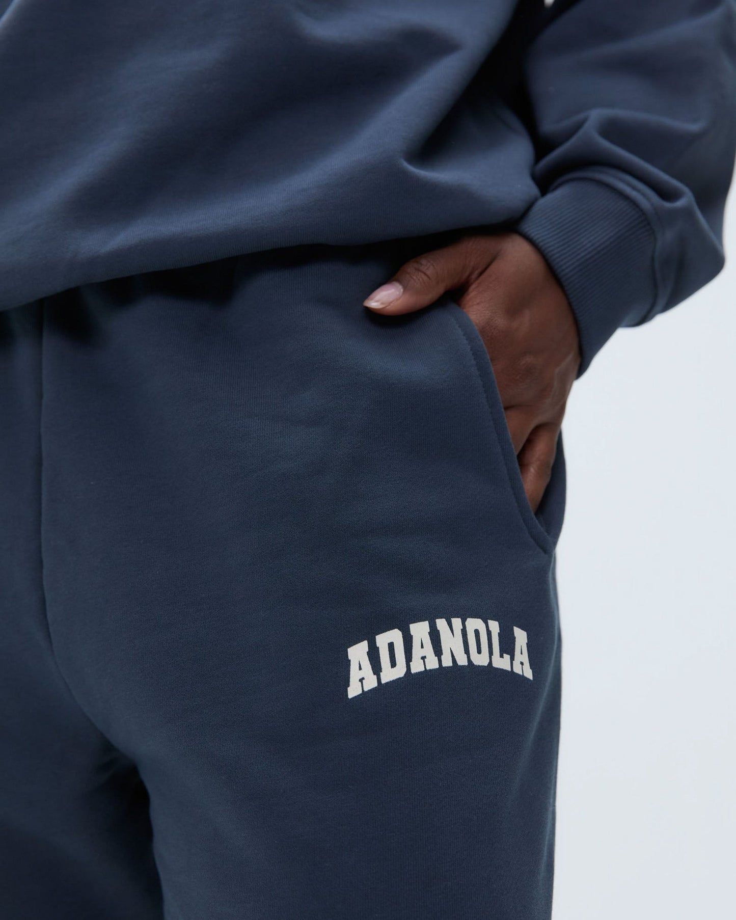 Varsity Sweatpants - Washed Midnight Blue