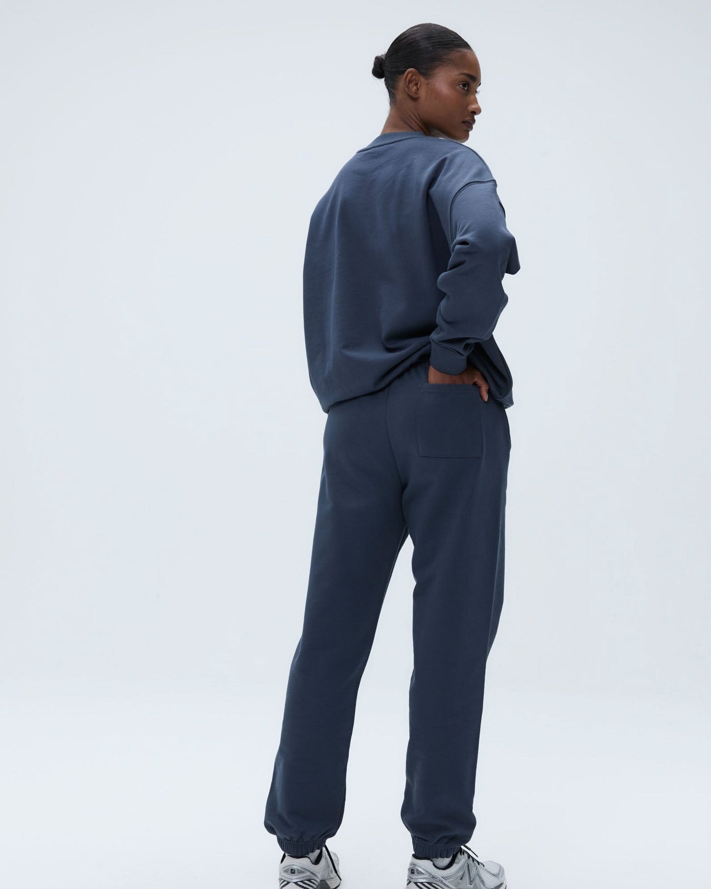 Varsity Sweatpants - Washed Midnight Blue