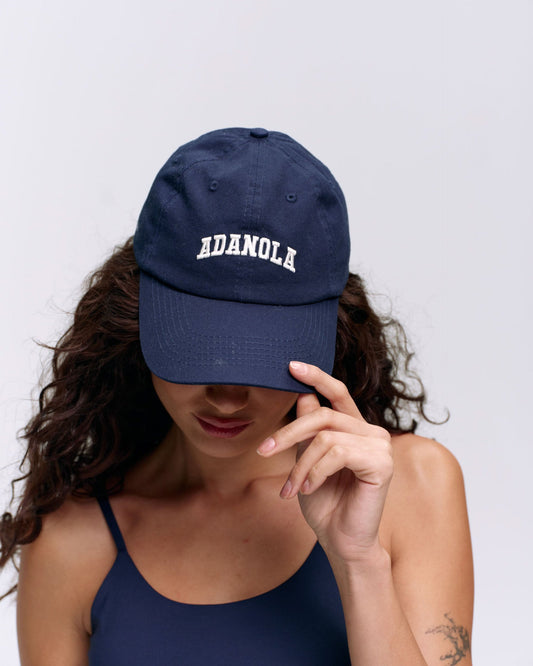 Varsity Cap - Navy Blue/Cream
