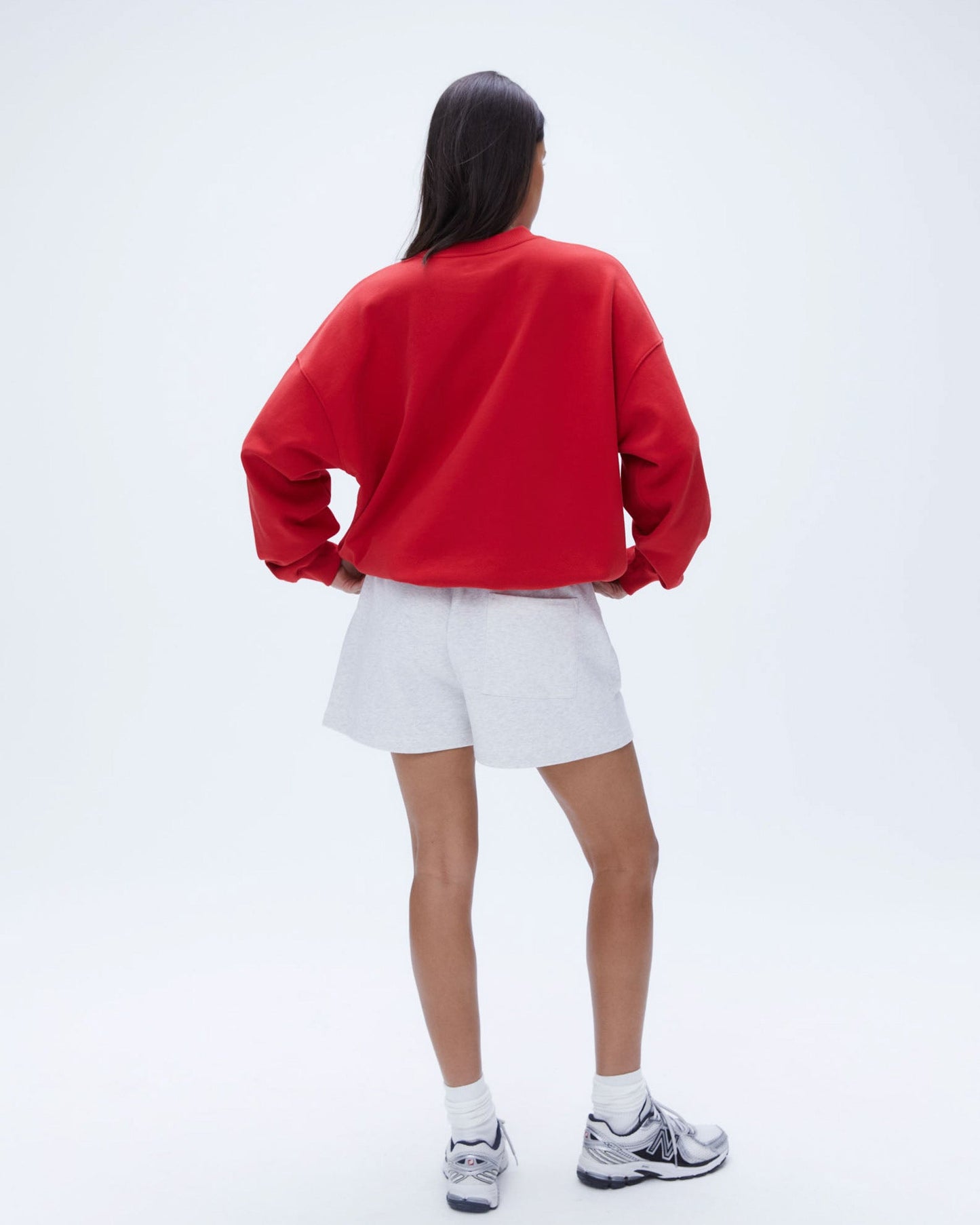 ADA Oversized Sweatshirt - Classic Red