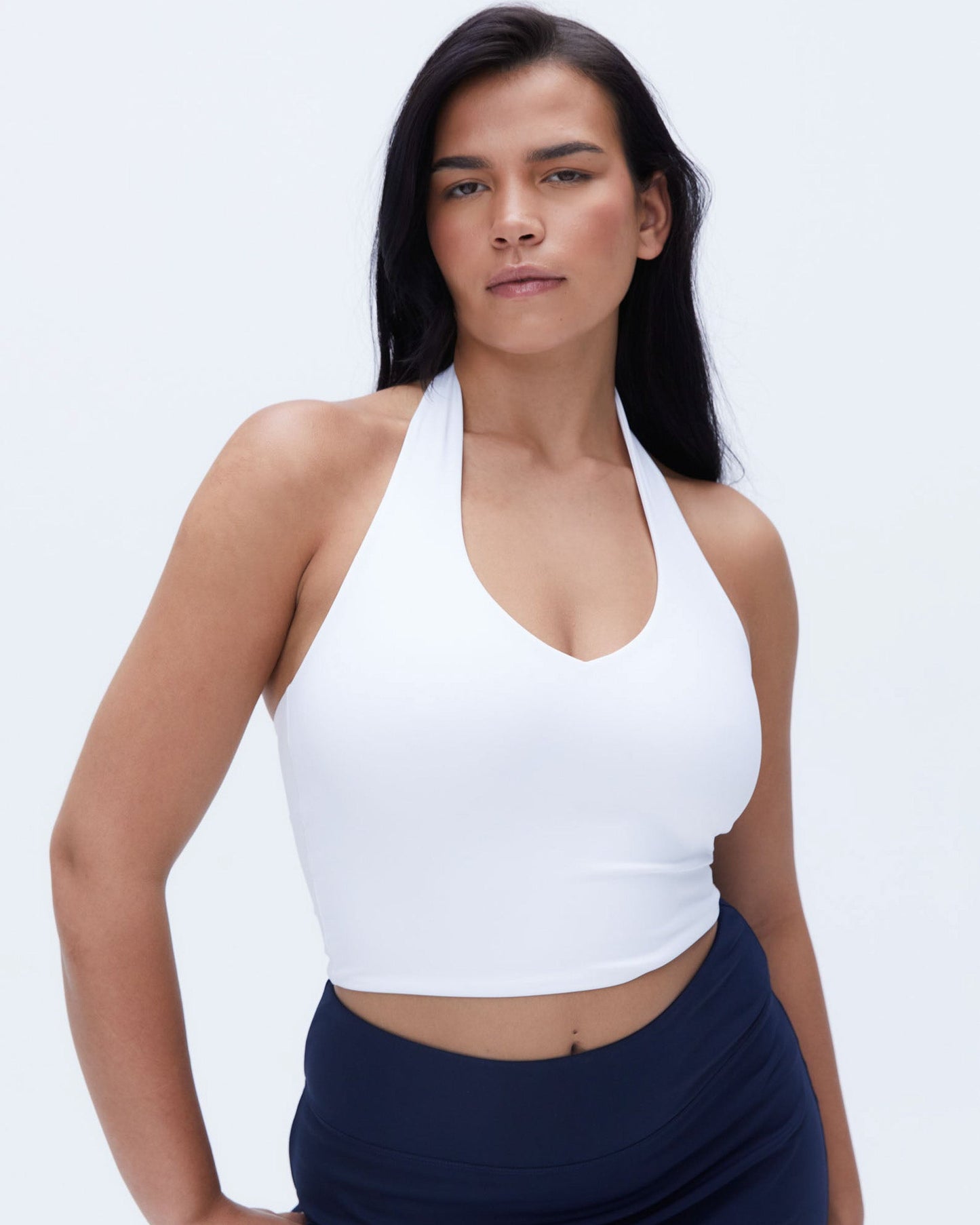Ultimate Halter Neck Top - White