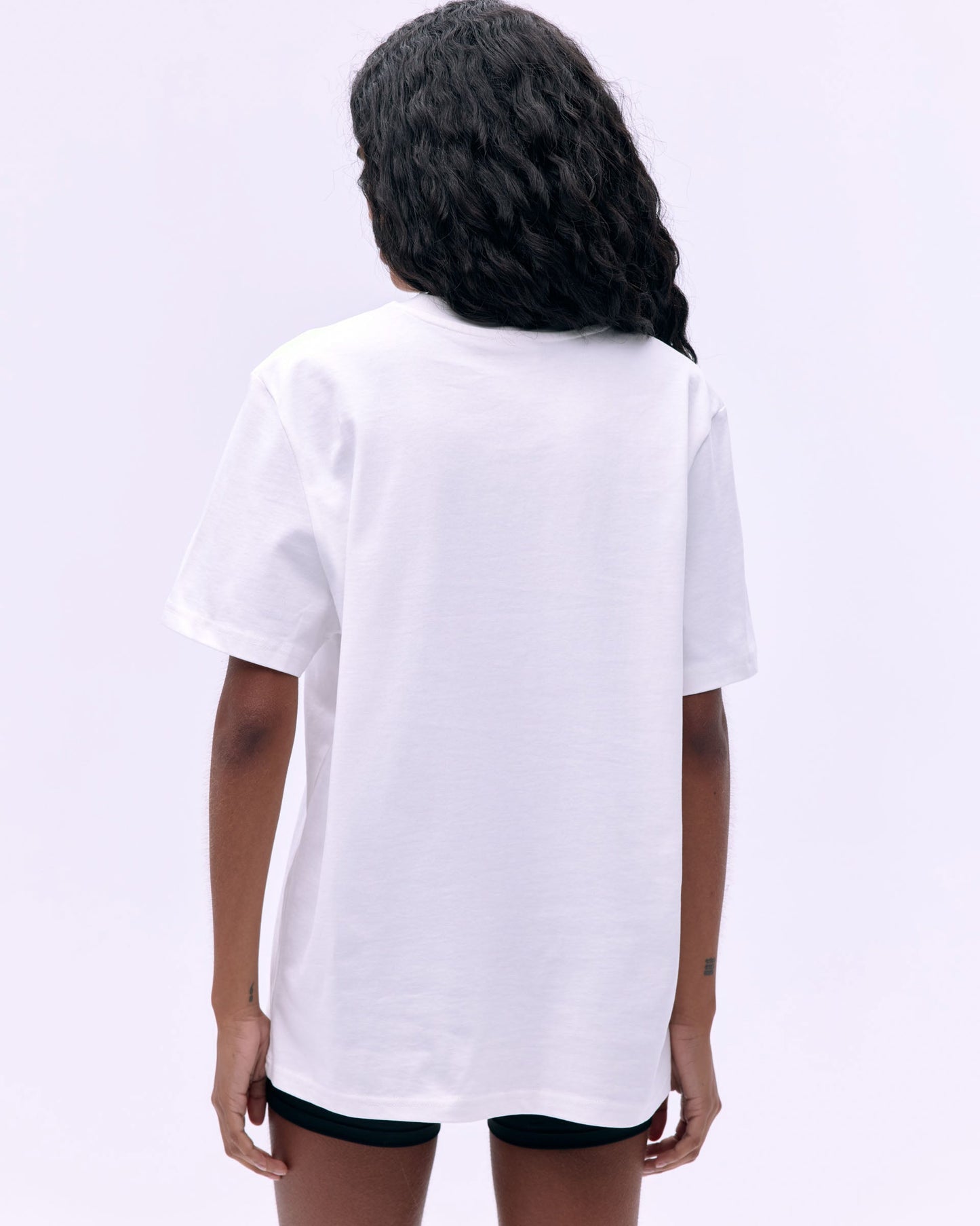 AS Short Sleeve Oversized T-Shirt - White