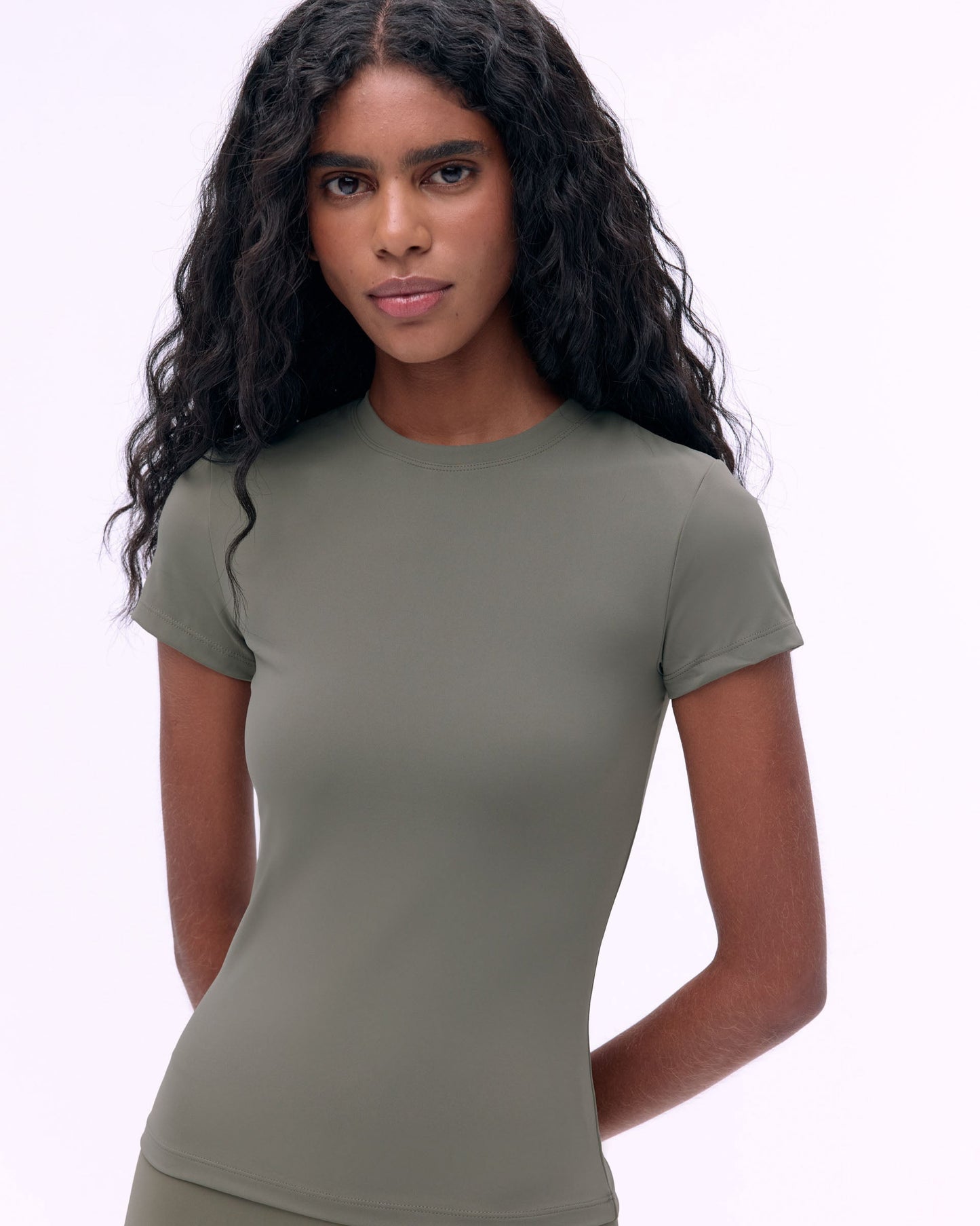 Ultimate Short Sleeve Top - Olive Green