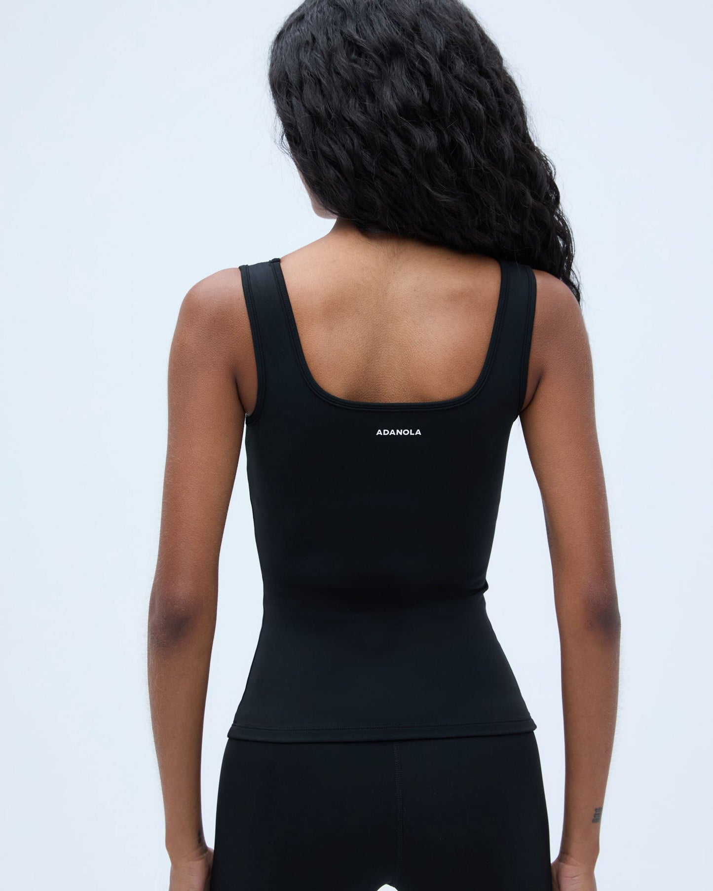 Ultimate Square Neck Top - Black