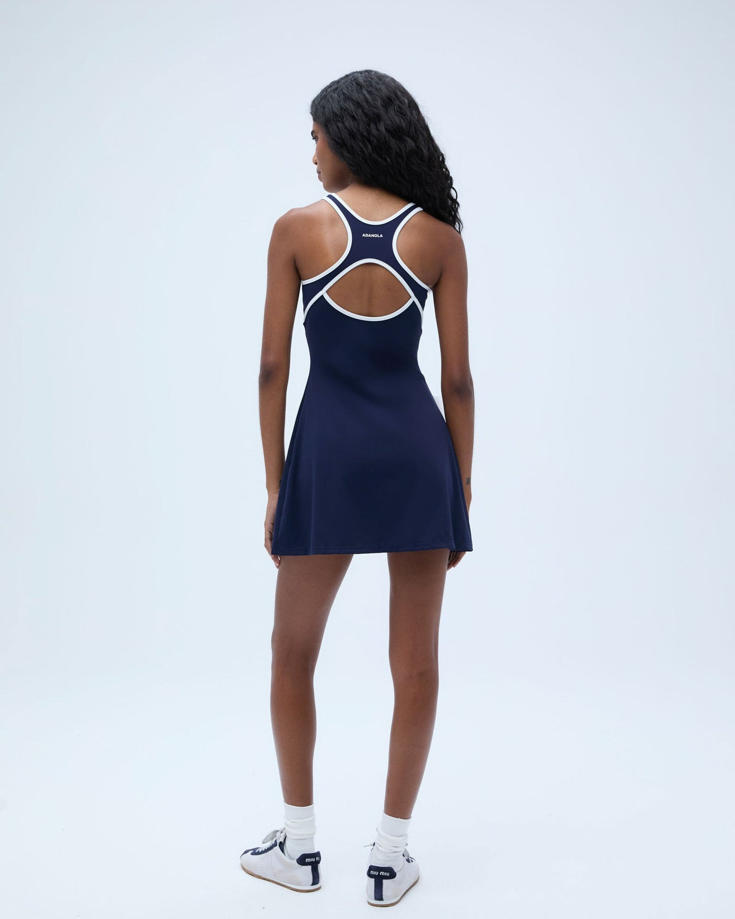 Ultimate Binding Detail Dress - Navy