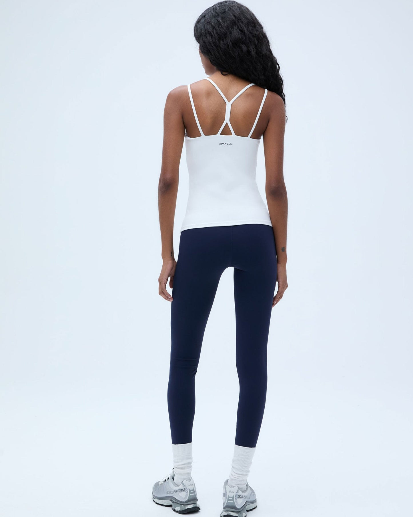 Ultimate Double Strap Tank Top - White