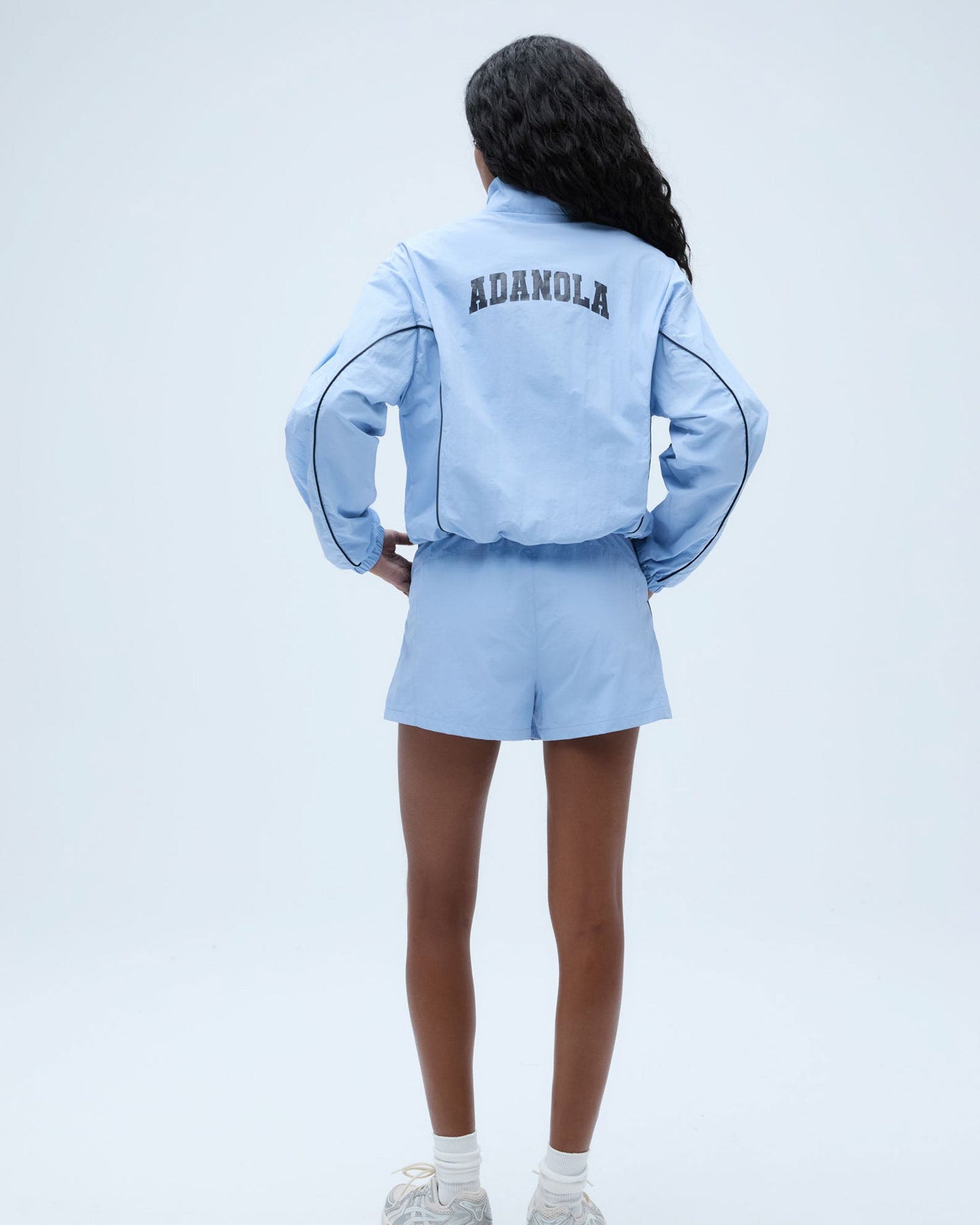 Varsity Track Short - Powder Blue