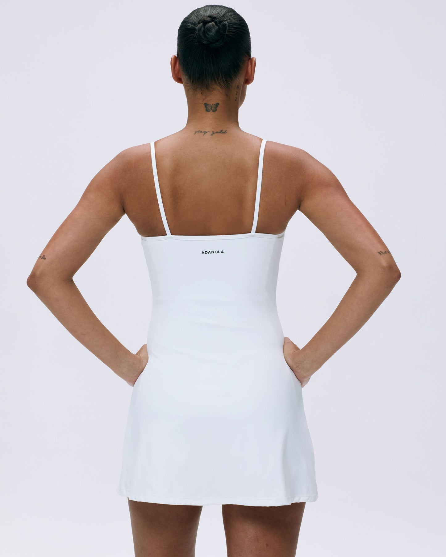 Ultimate Strappy Tennis Dress - White