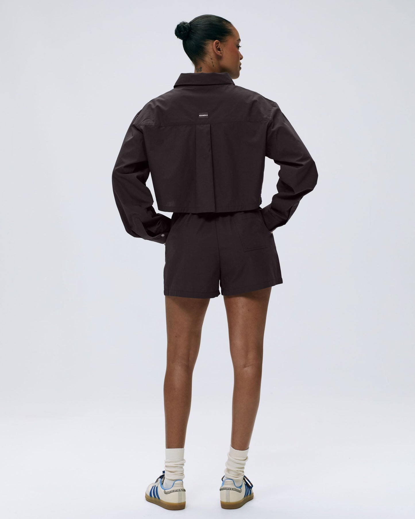 Cotton Boxer Shorts - Coffee Bean