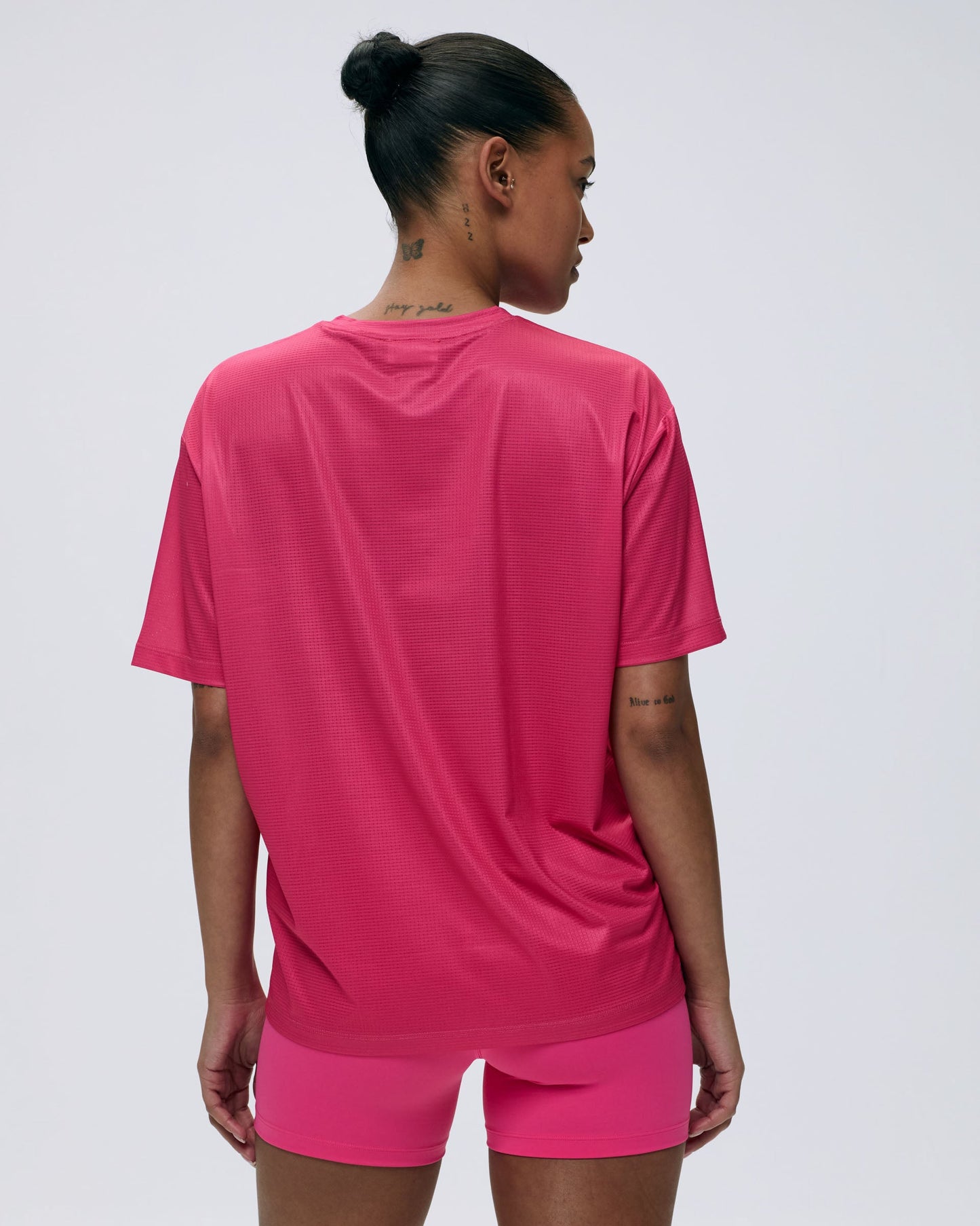Mesh Active T-Shirt - Hot Pink