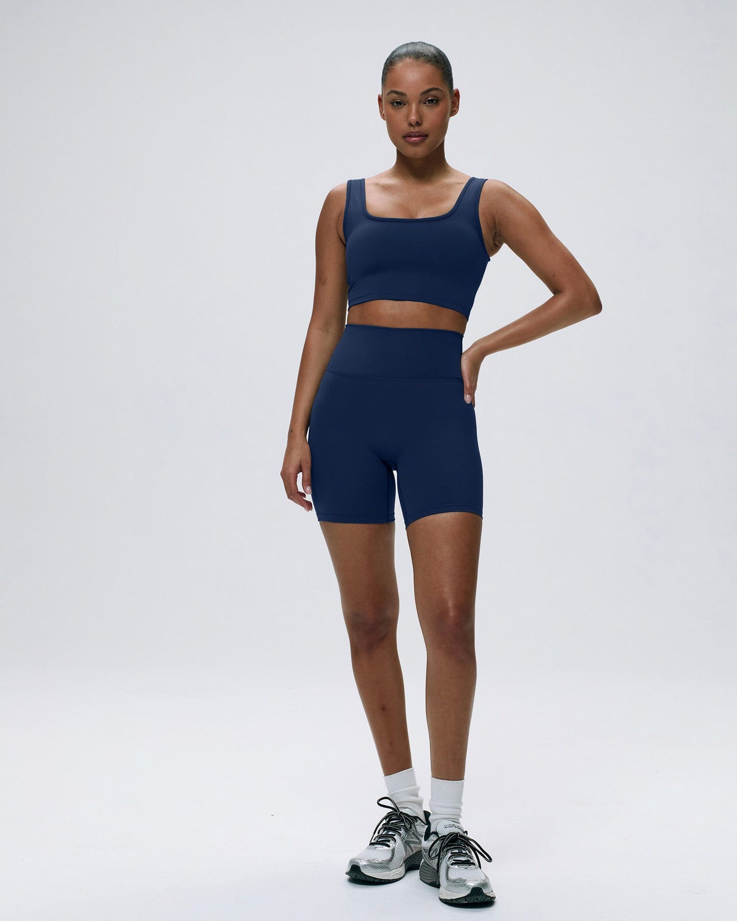 Ultimate Crop Shorts - Navy Blue