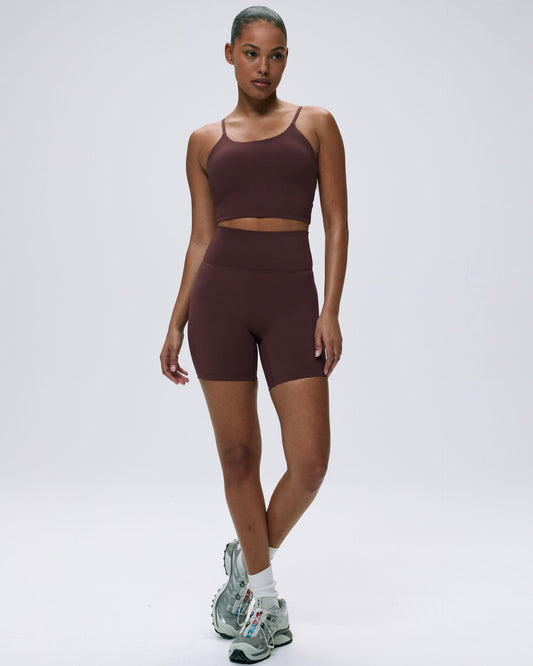 Ultimate Crop Shorts - Burgundy