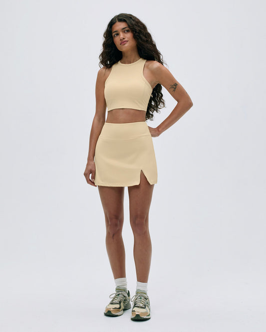 Ultimate A-line Tennis Skirt - Butter Yellow