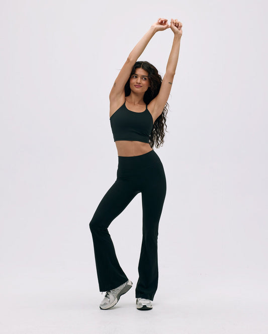 Flared Yoga Pant - Black
