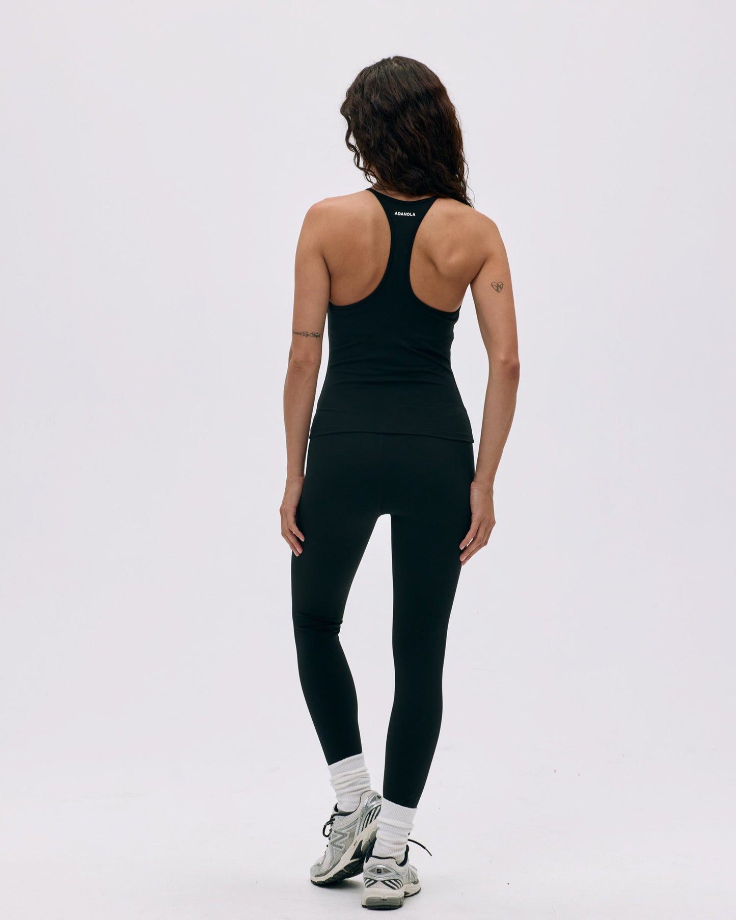 Ultimate Ruched Front Leggings - Black