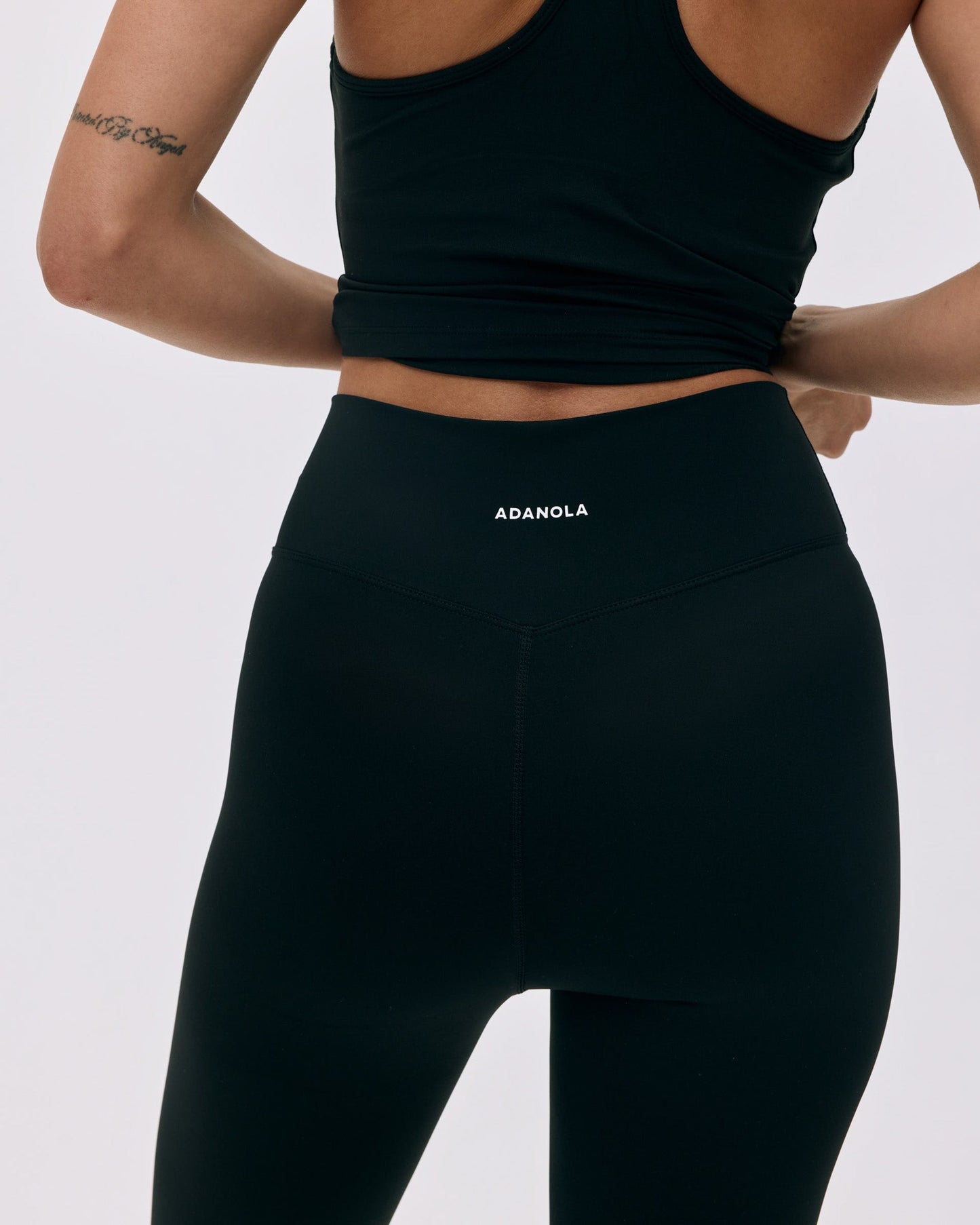 Ultimate Ruched Front Leggings - Black