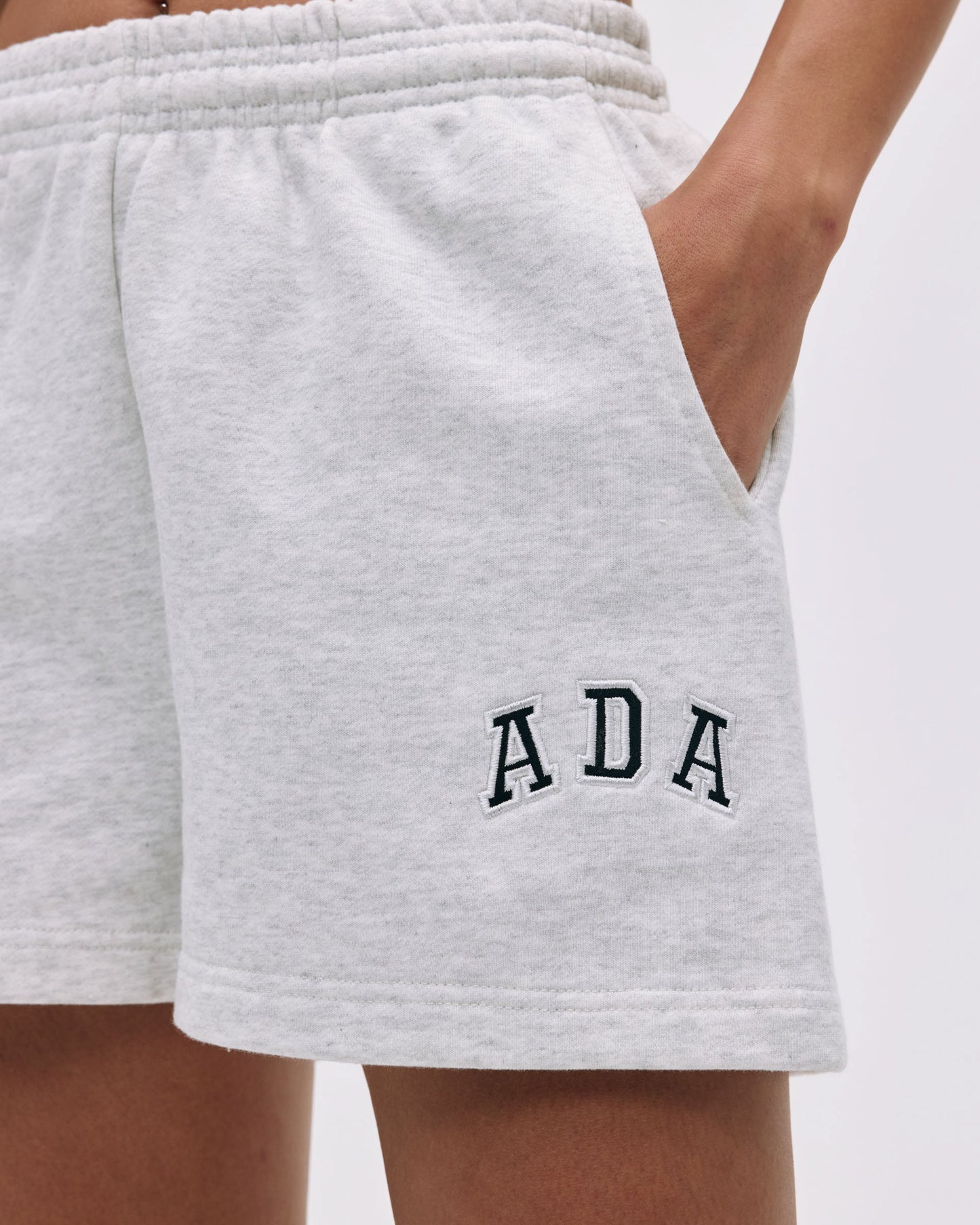ADA Sweat Shorts - Light Grey Melange