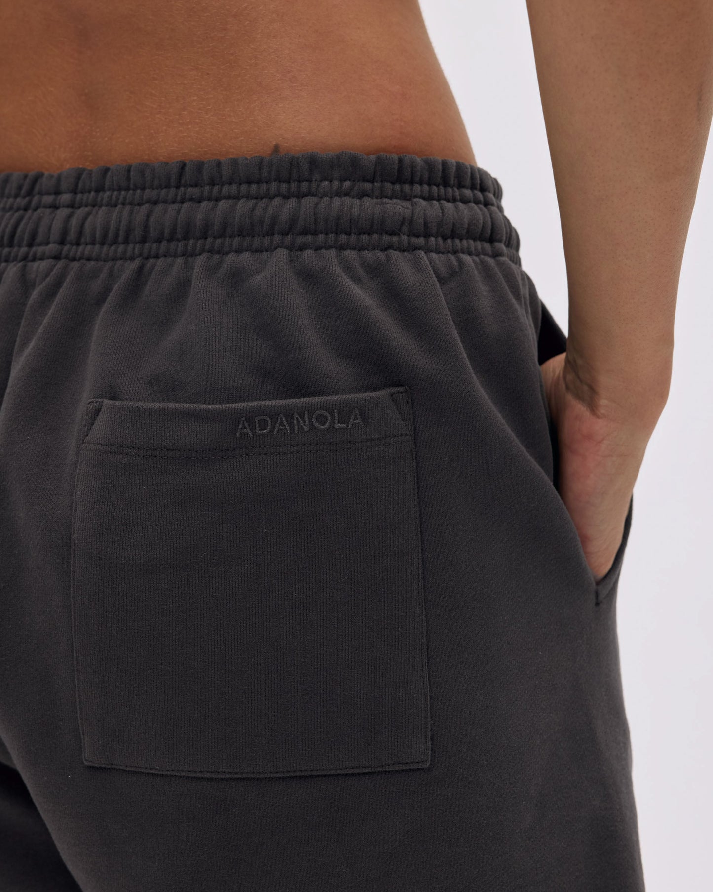 Branded Sweat Shorts - Coffee Bean