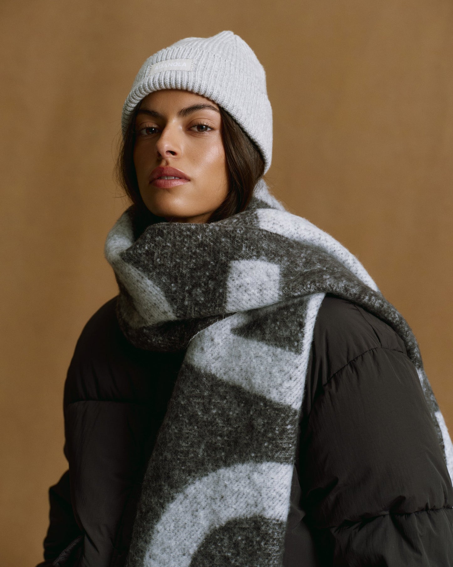 Knit Scarf - Grey Melange