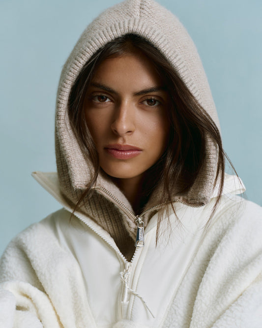 Knit Balaclava - Sand