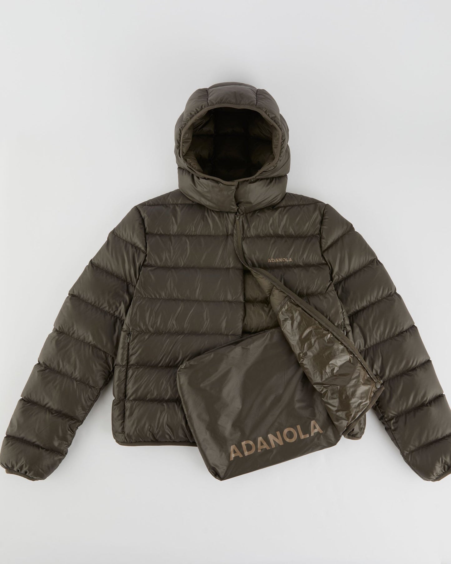 Packable Puffer Light Down Jacket - Coffee Bean
