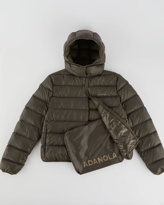 Packable Puffer Light Down Jacket - Coffee Bean