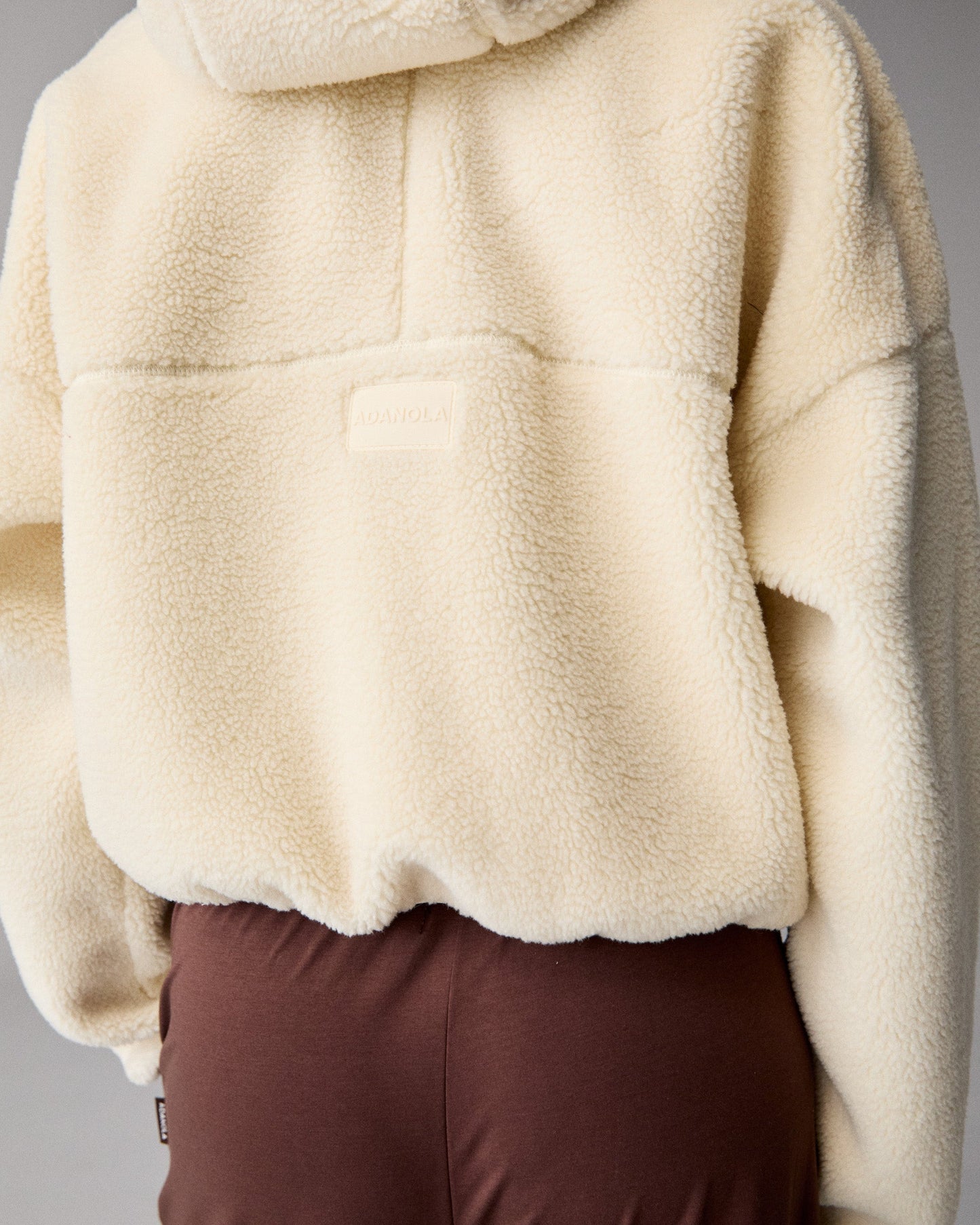 Hooded Borg Bomber Jacket - Marshmallow White