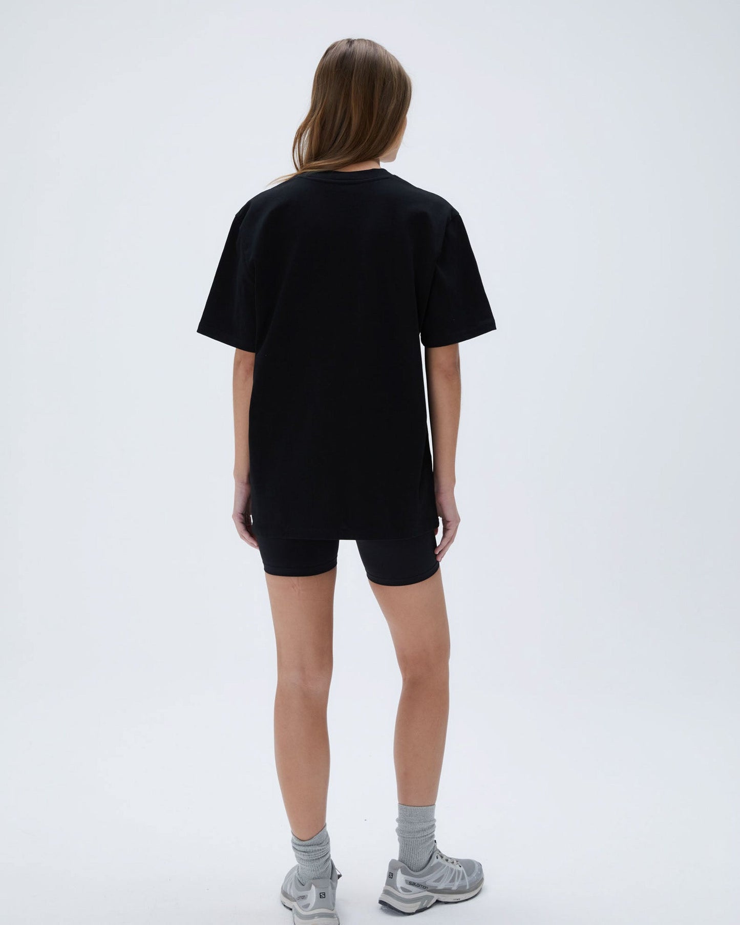 AS Short Sleeve Oversized T-Shirt - Black