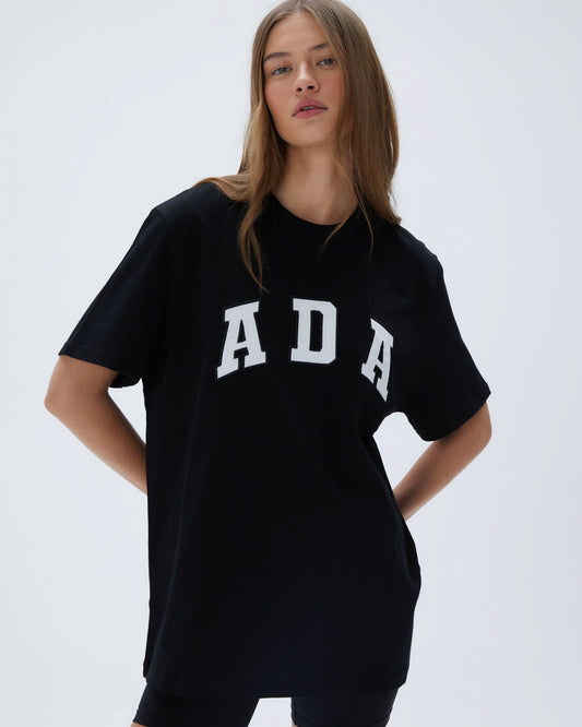 ADA Short Sleeve Oversized T-shirt - Black