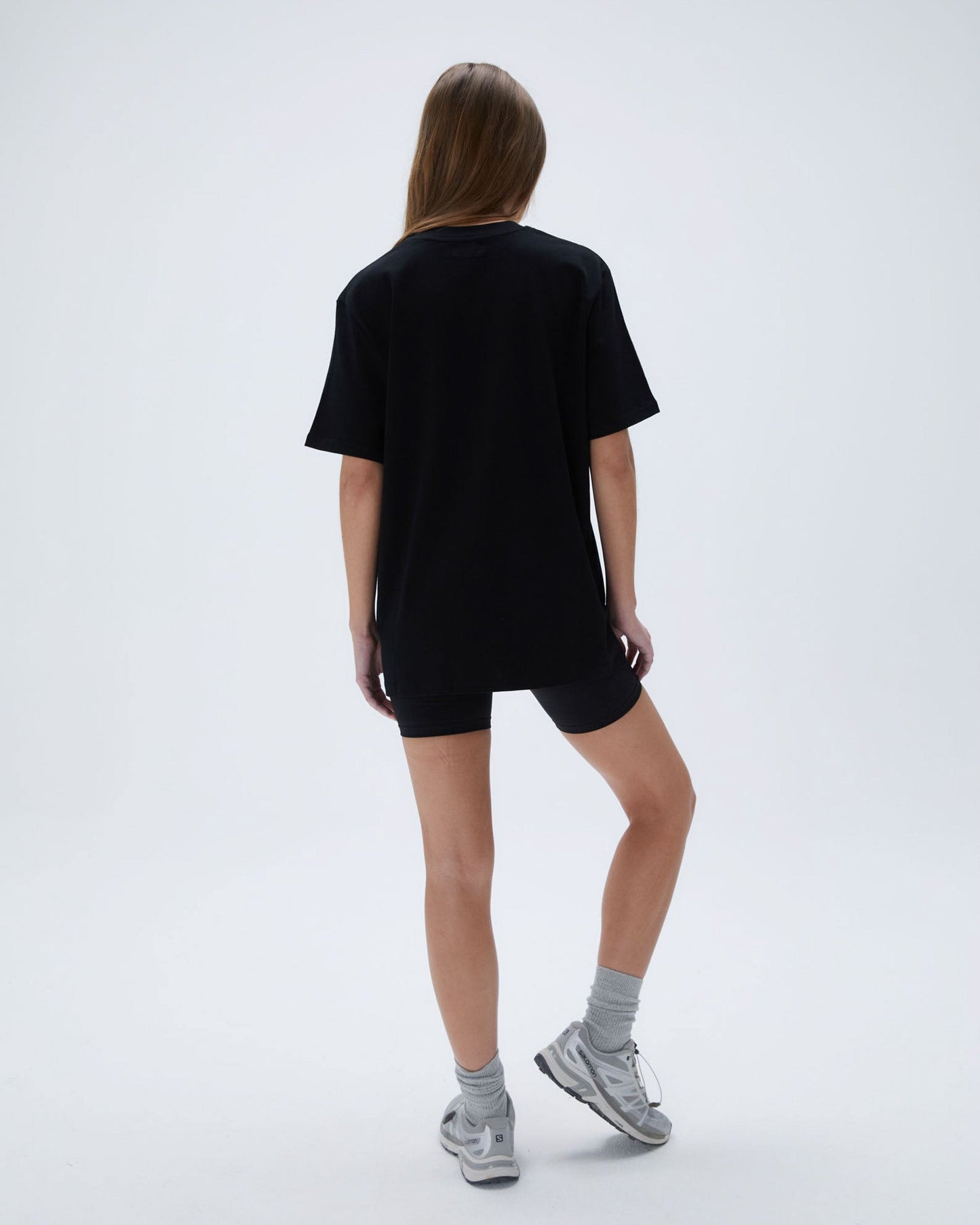ADA Short Sleeve Oversized T-shirt - Black/White